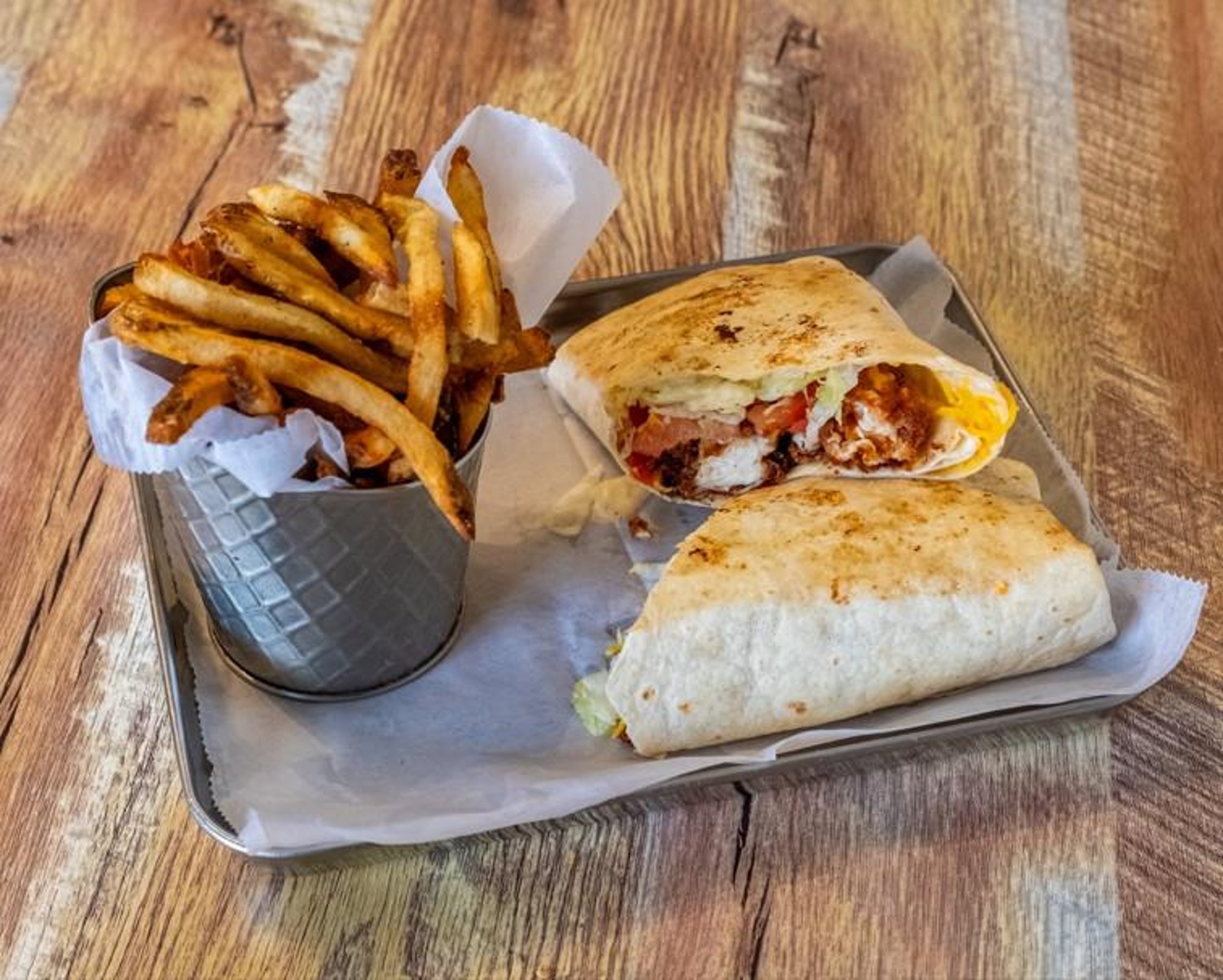 Fried Chicken Strip Wrap
