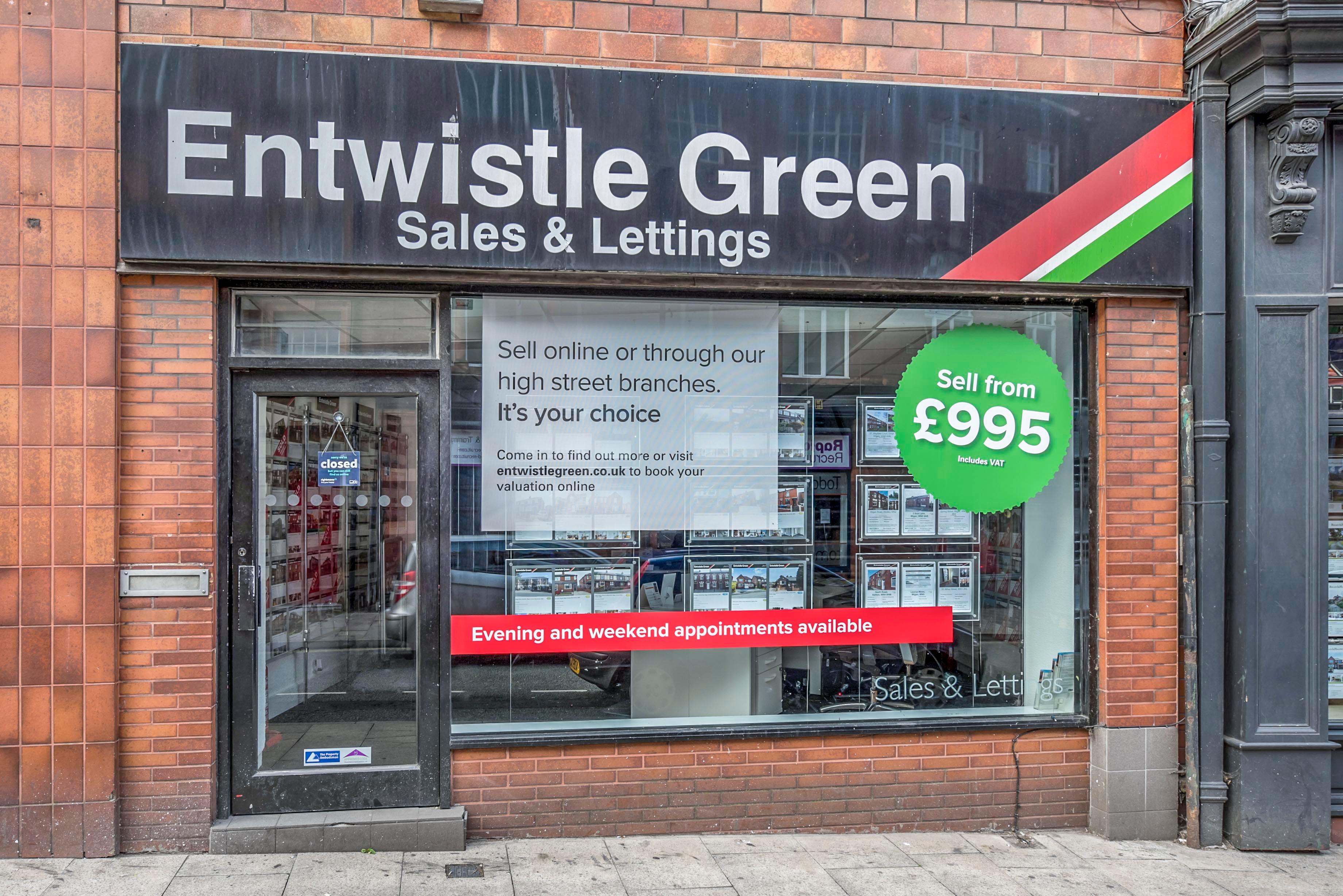 Entwistle Green Estate Agents in Wigan WN1 1NN