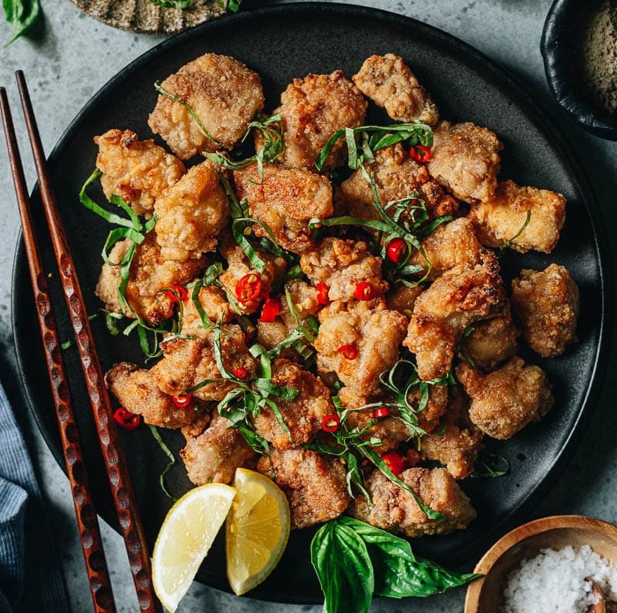 Wok Salty Pepper POPCORN Chicken * NEW ITEM * MUST TRY *