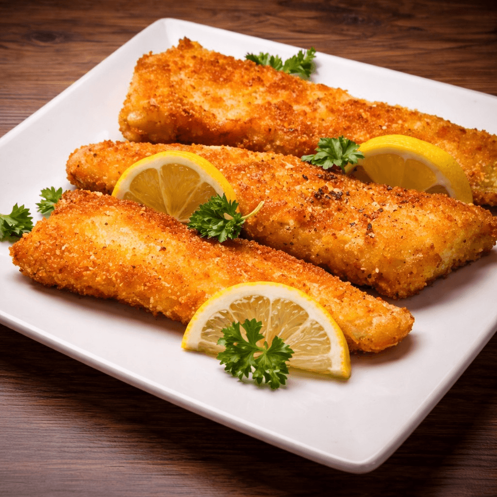 1/2 Lb Basa Strips with Grilled Bread