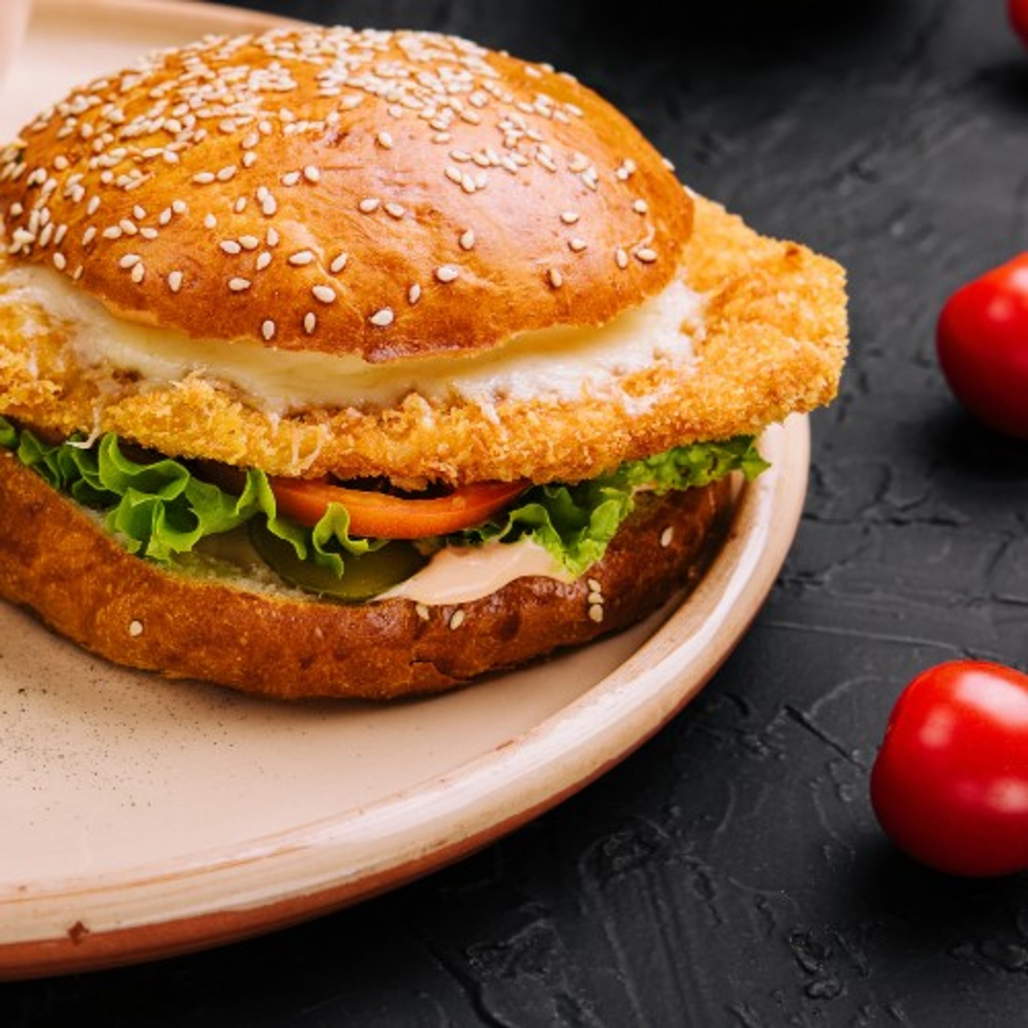 Breaded Chicken Breast Sandwich