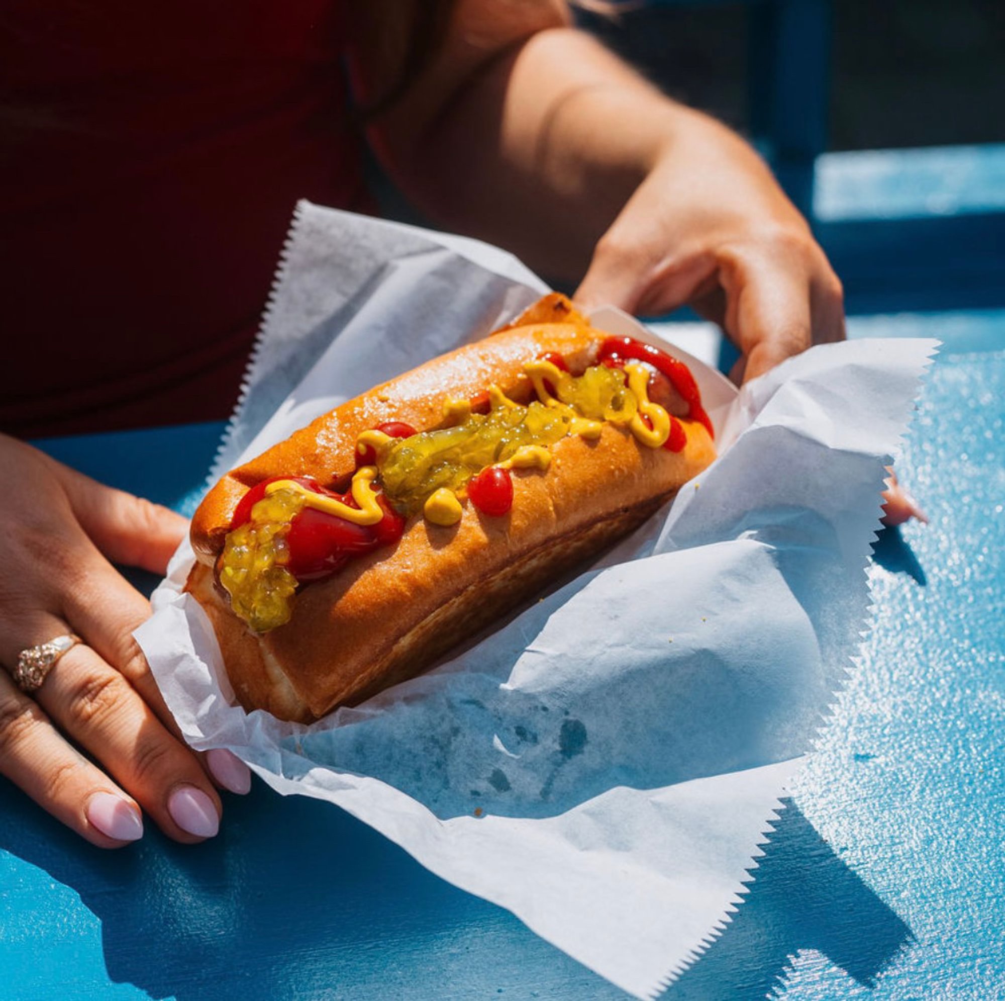 All Beef Hot Dog