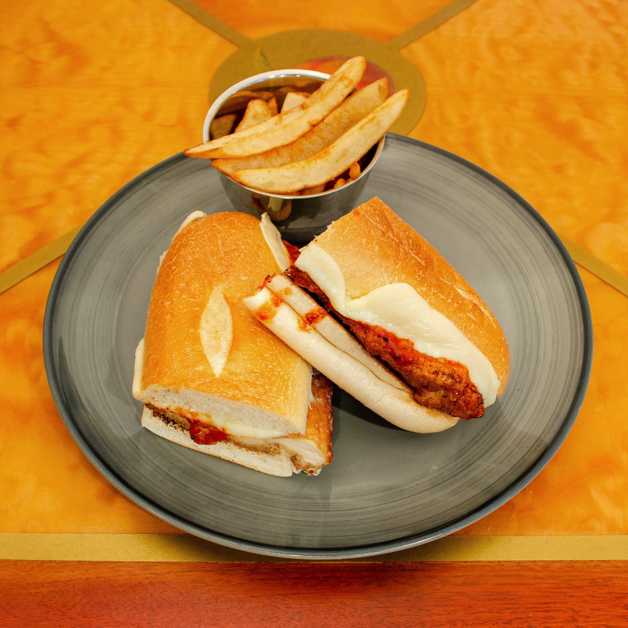 Chicken Cutlet Parmigiana Sandwich