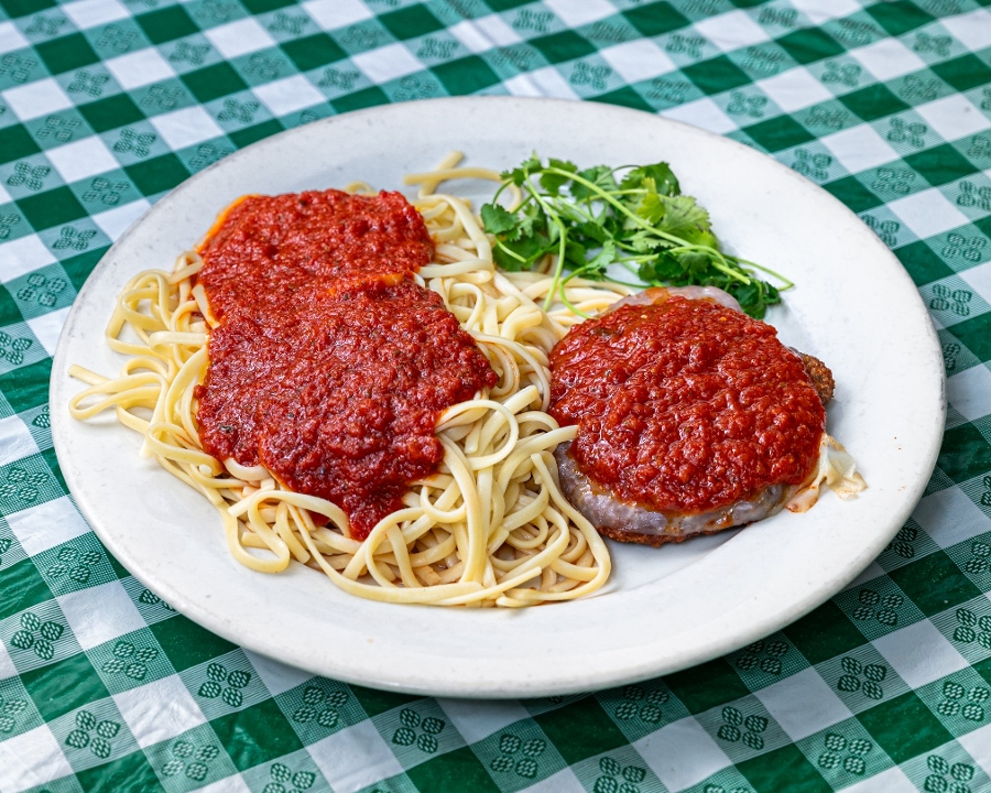 One Veal Parmigiana