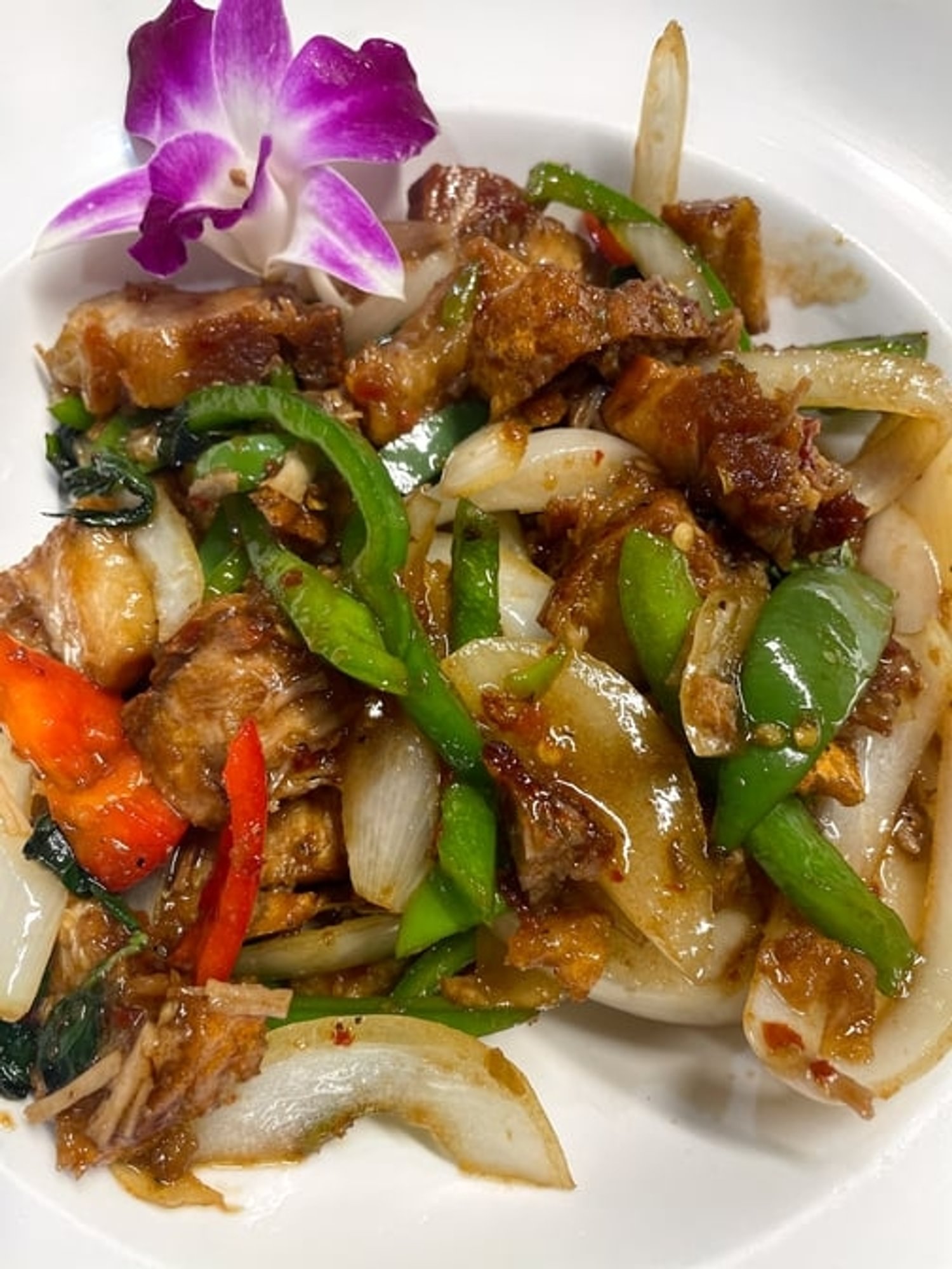 Basil Crispy Pork Belly