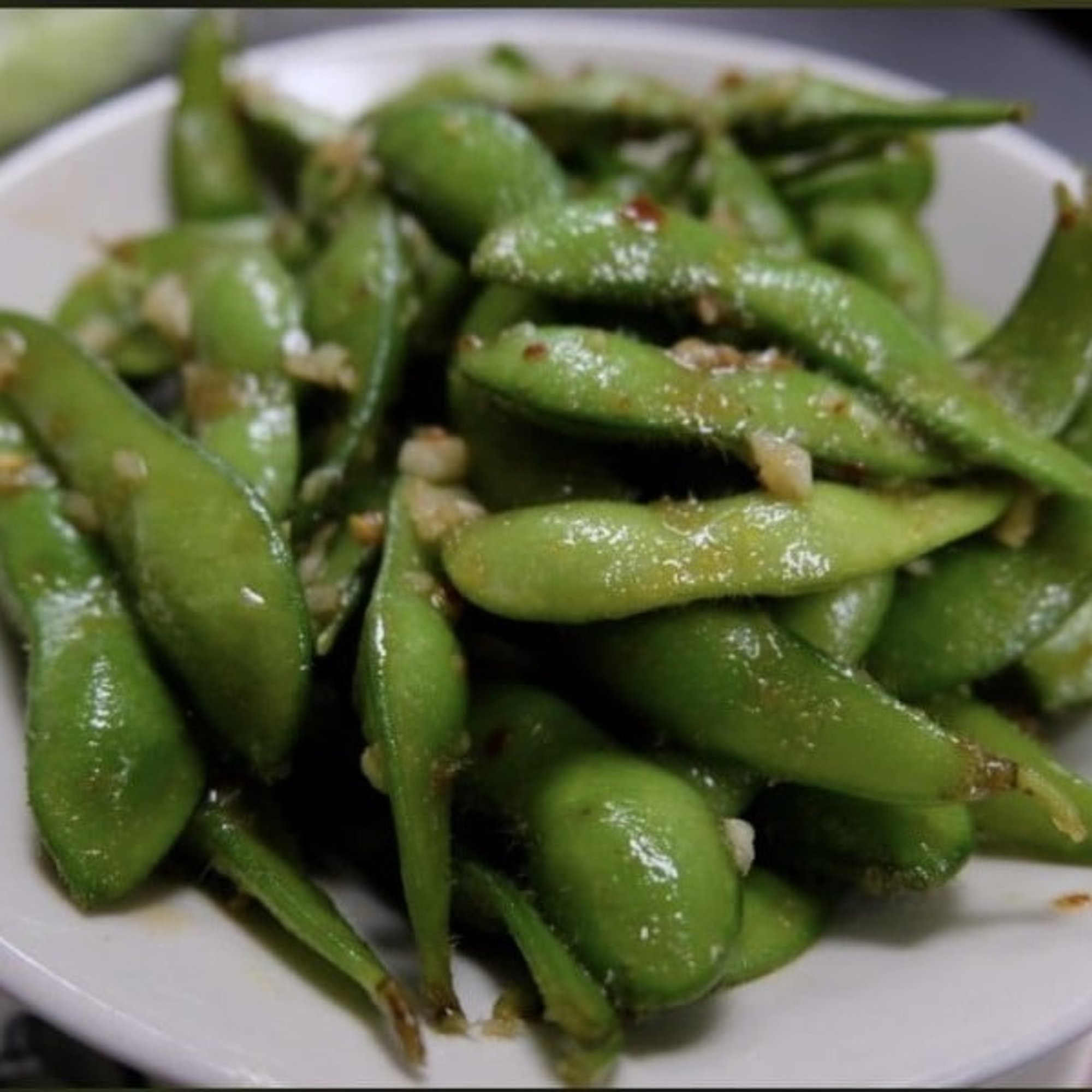 Garlic Edamame