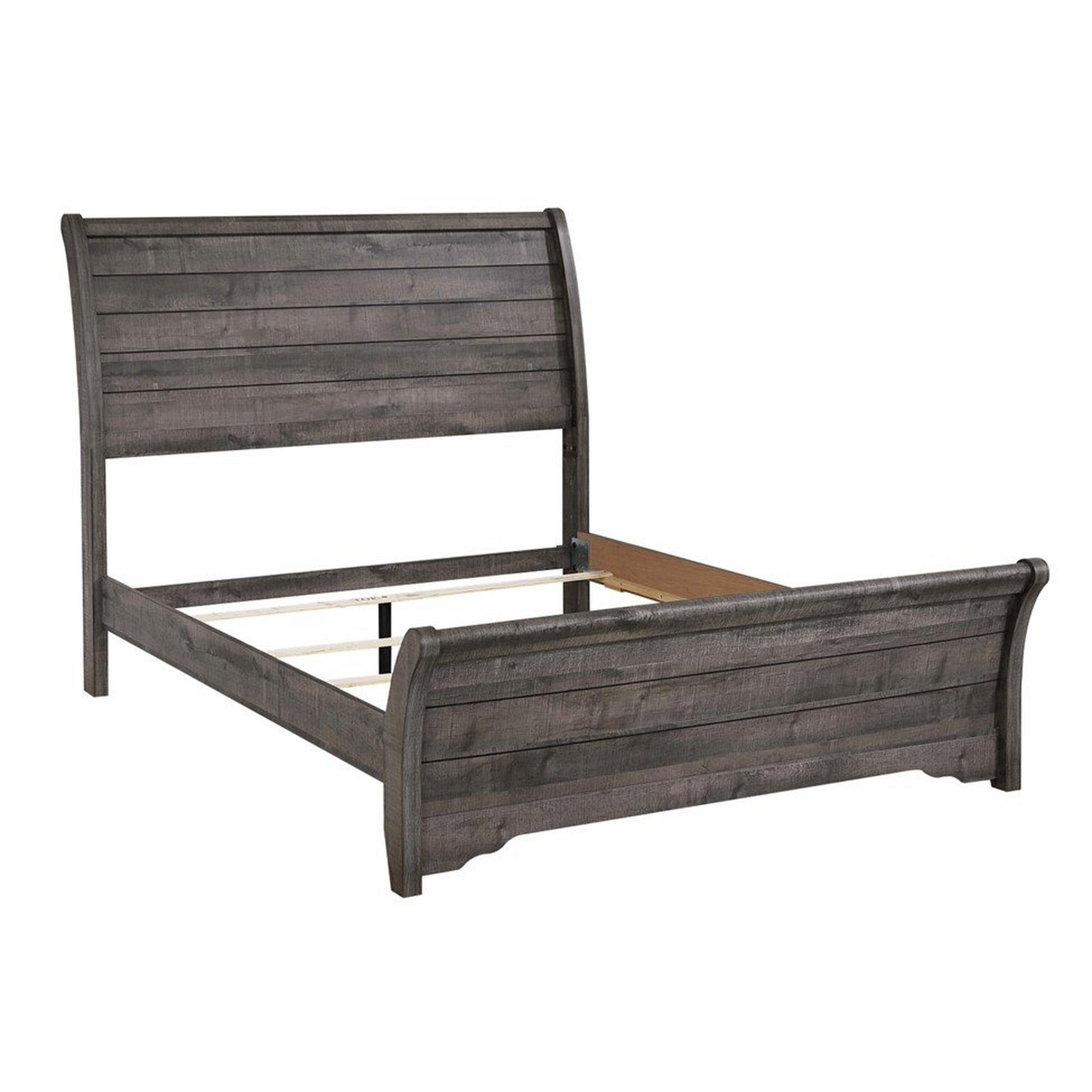 Queen Coralee Bed - Gray 