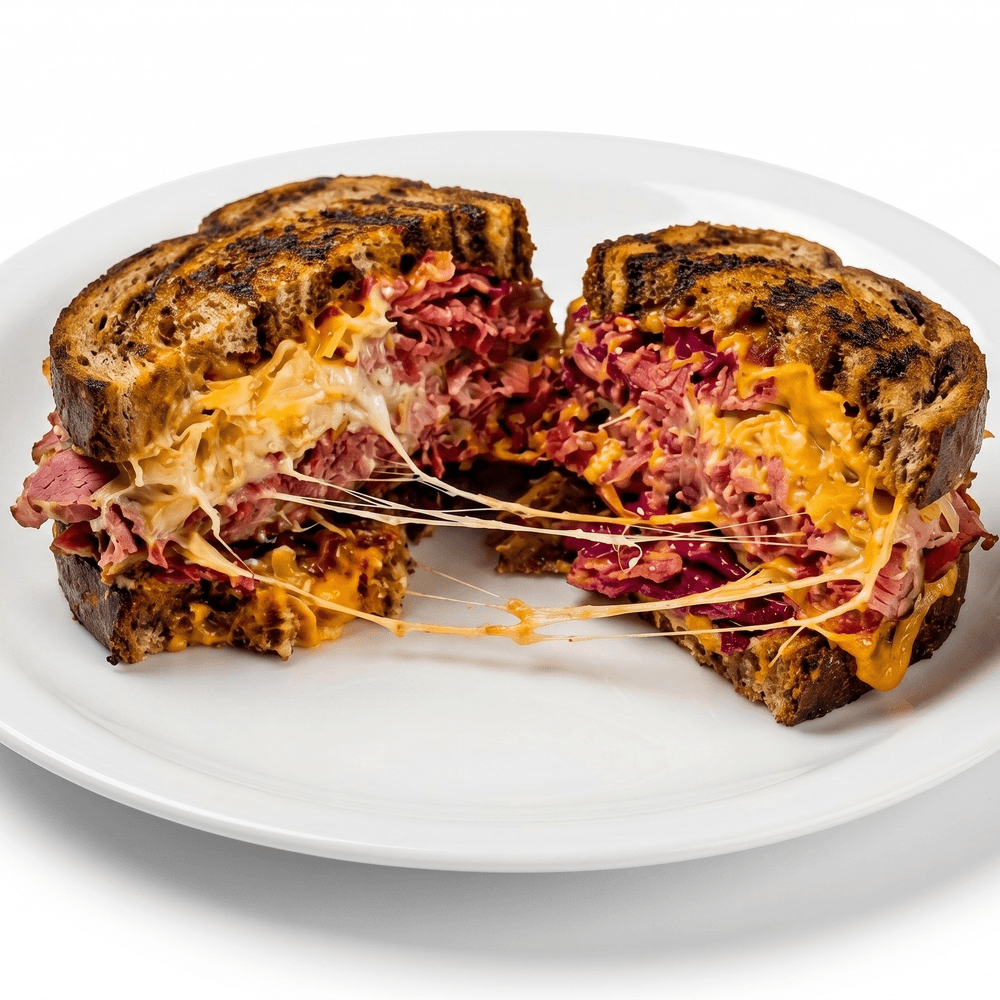 Hot Pastrami Reuben Sandwich