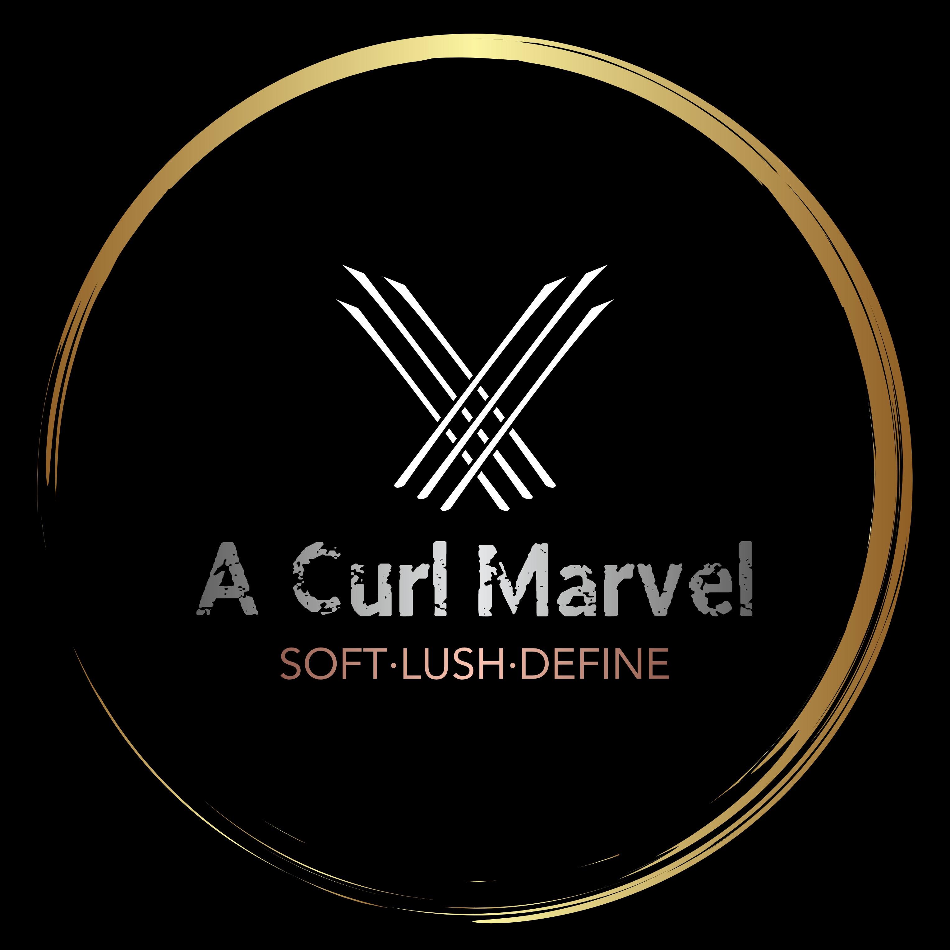 A Curl Marvel Logo