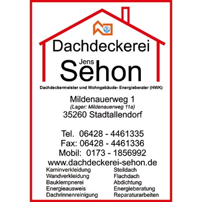 Logo von Dachdeckerei Jens Sehon
