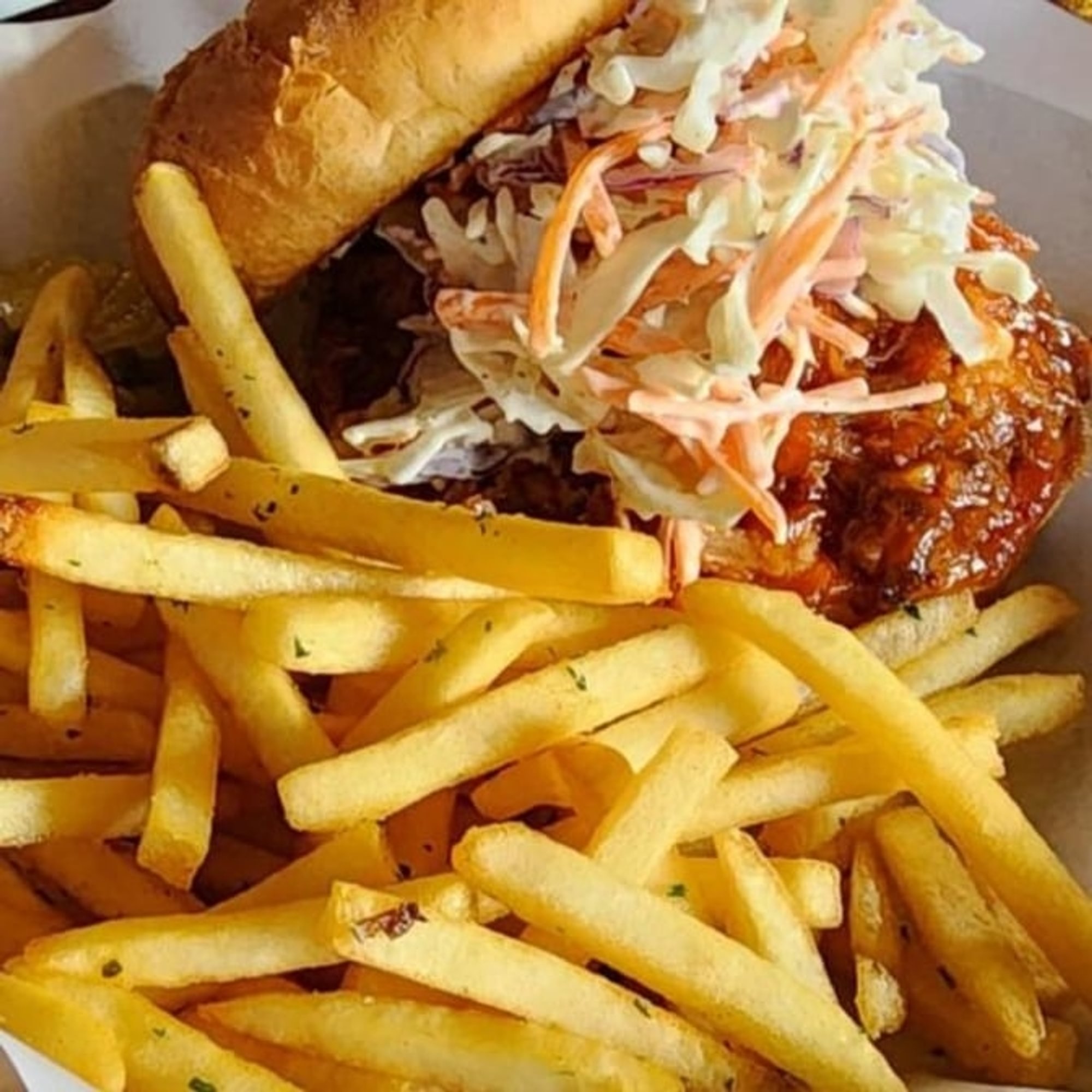 Slow Roasted BBQ Pulled Pork Sandwich