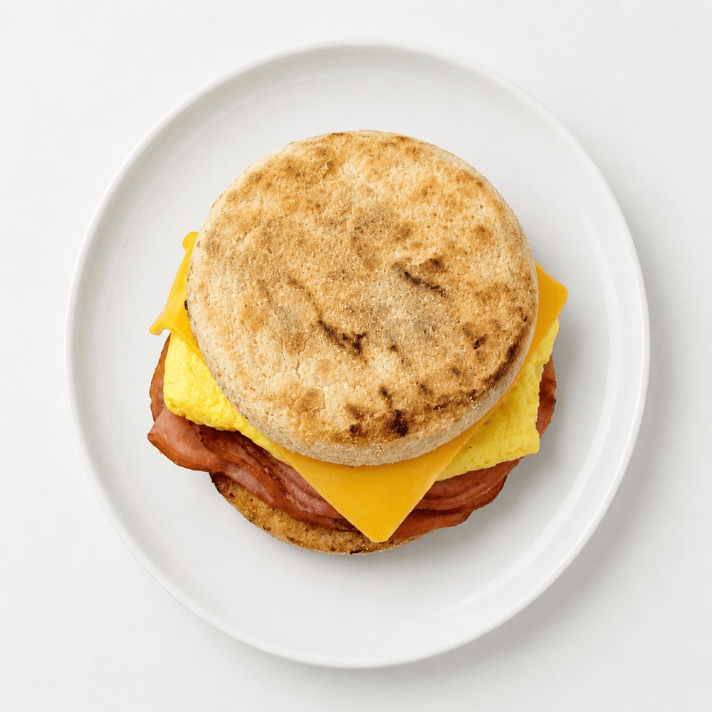 Ham, Egg & Cheese Muffin