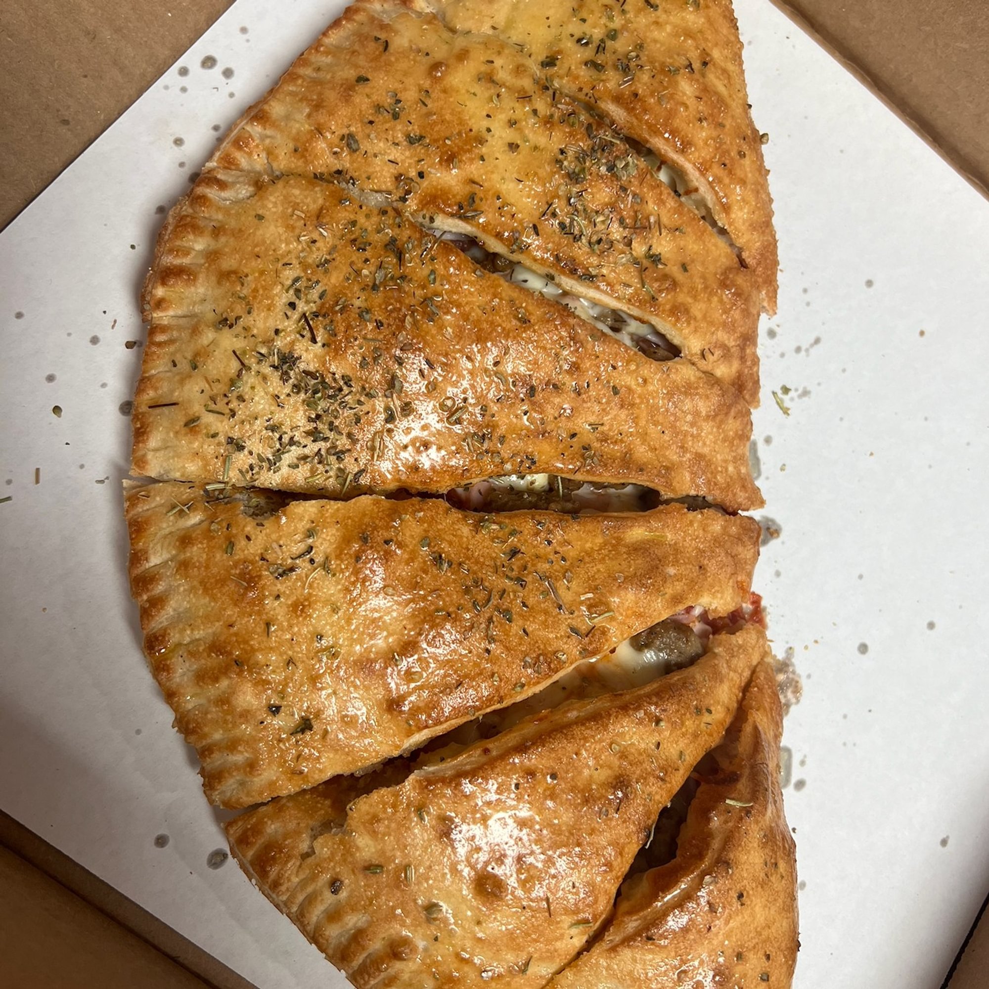 Steak, Cheese & Mushroom Calzone