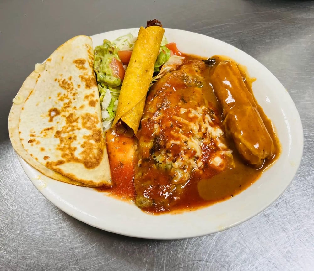 Quesadilla, Relleno, Tamale & Flauta