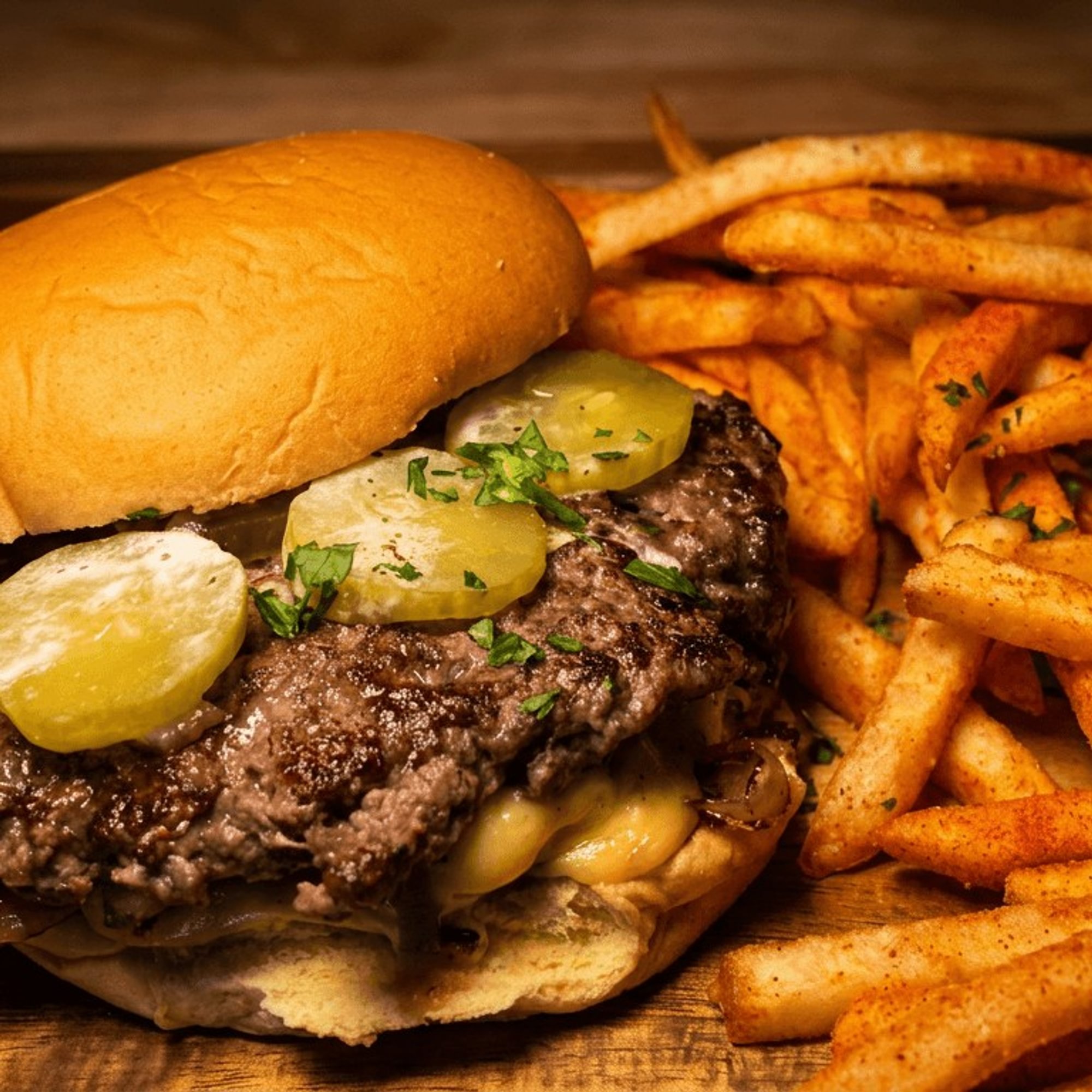 Lamb Smash Burger