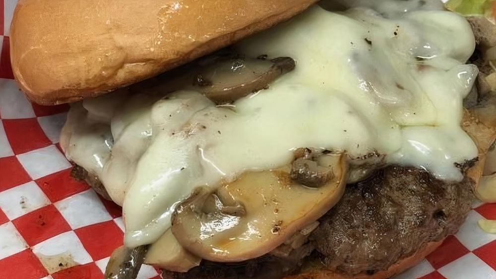 Mushroom Swiss Burger