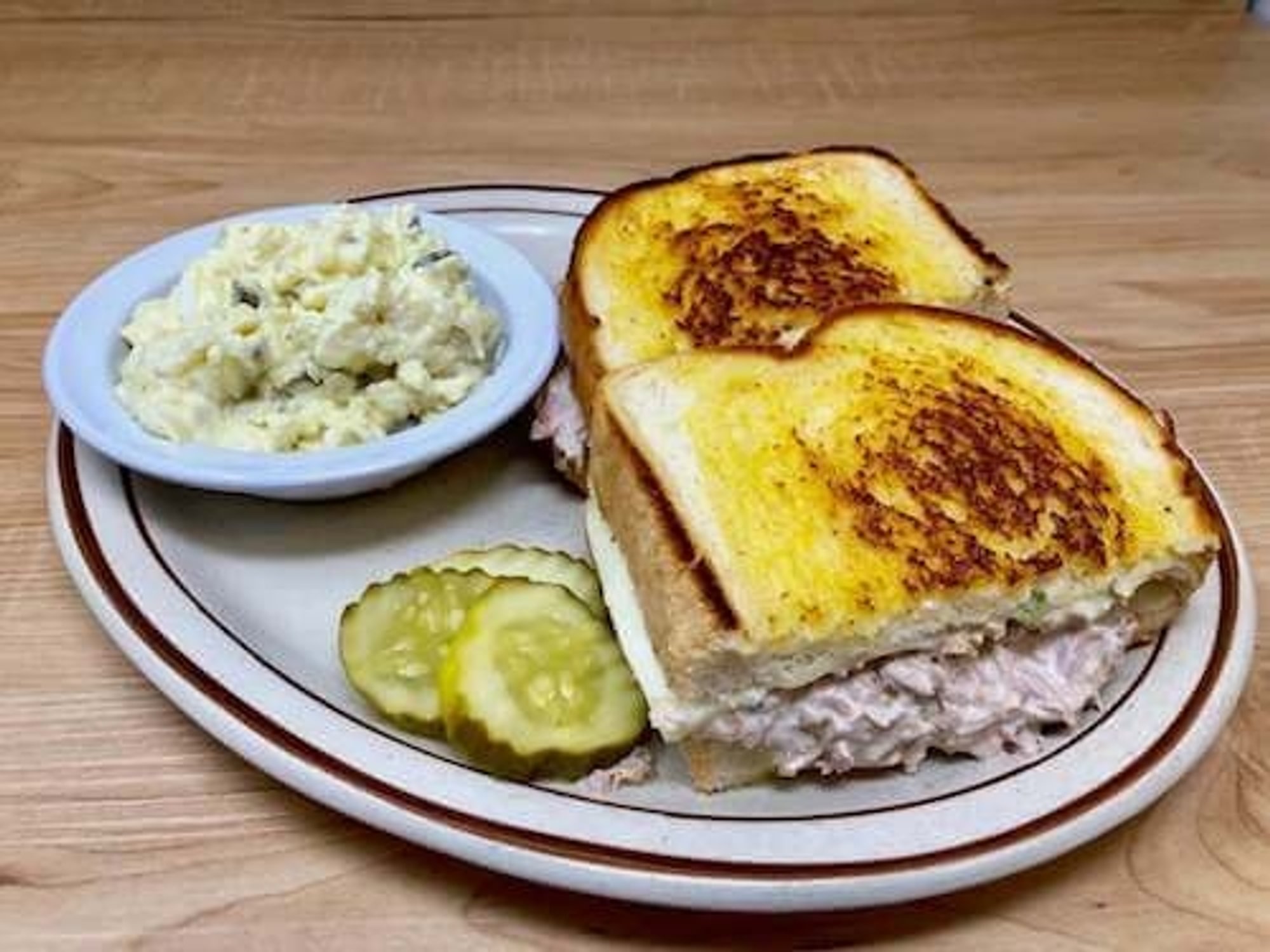 Tuna Melt on Sourdough