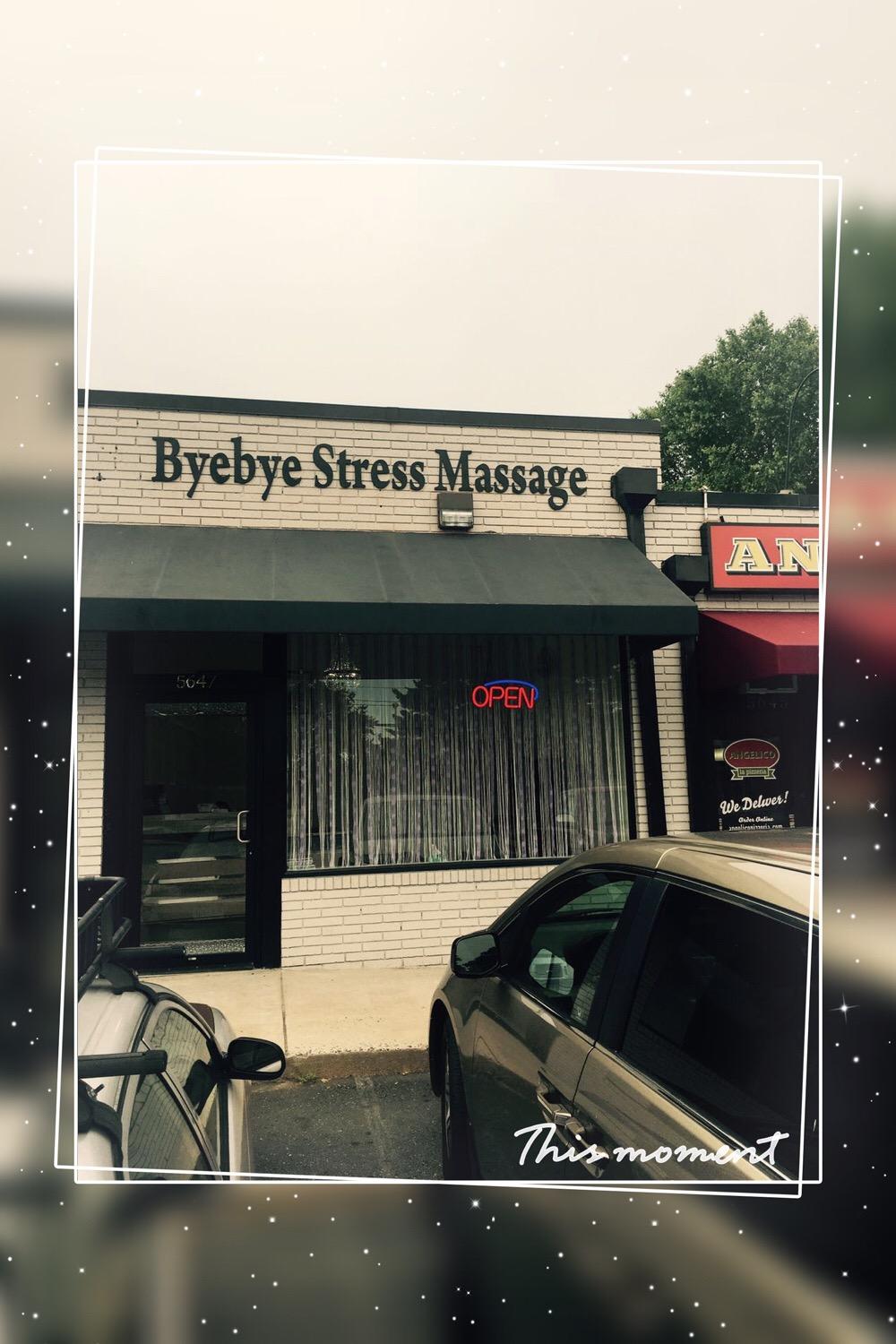 Bye Bye Stress Massage Photo