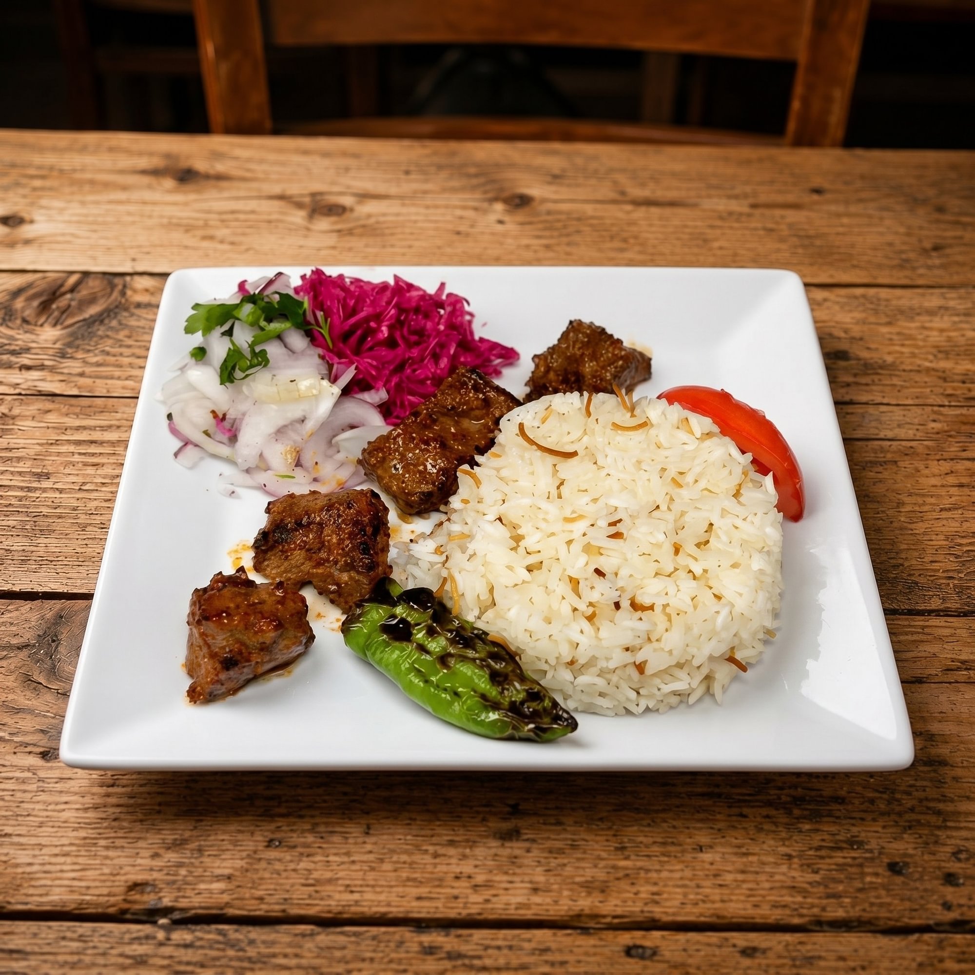 Lamb Shish Kebab Lunch Special