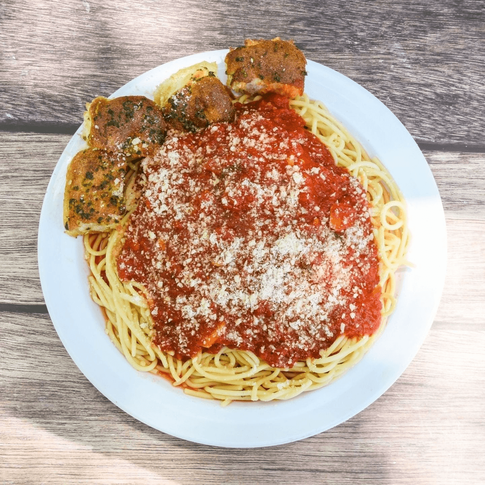 Pasta with Meatballs or Sausage