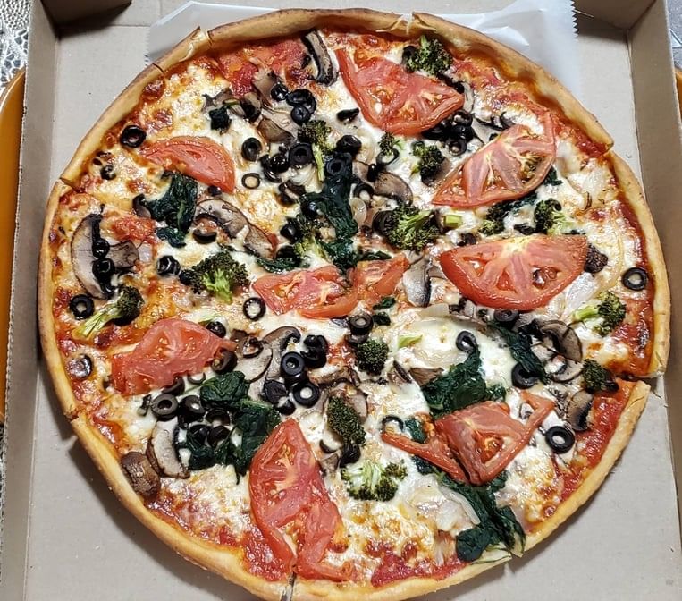 The Large Roasted Veggie Pizza