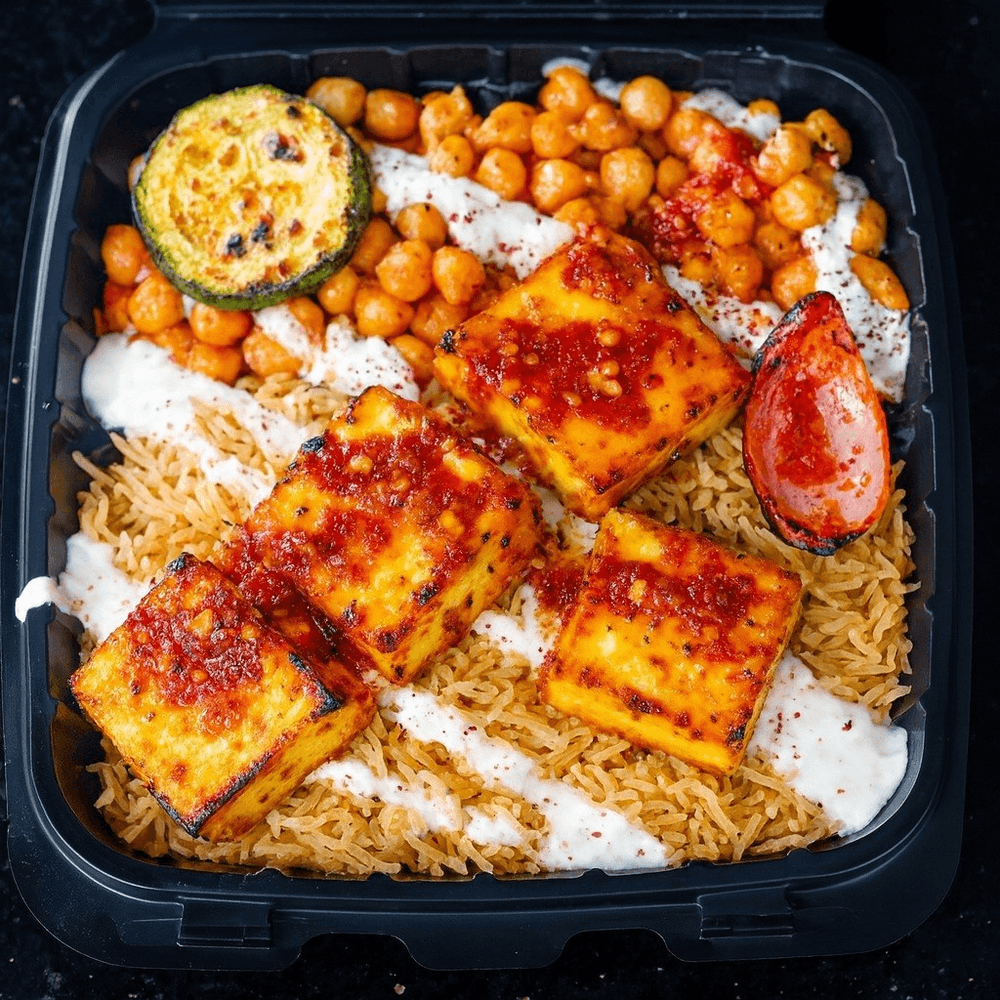 Cheese kabob bowl