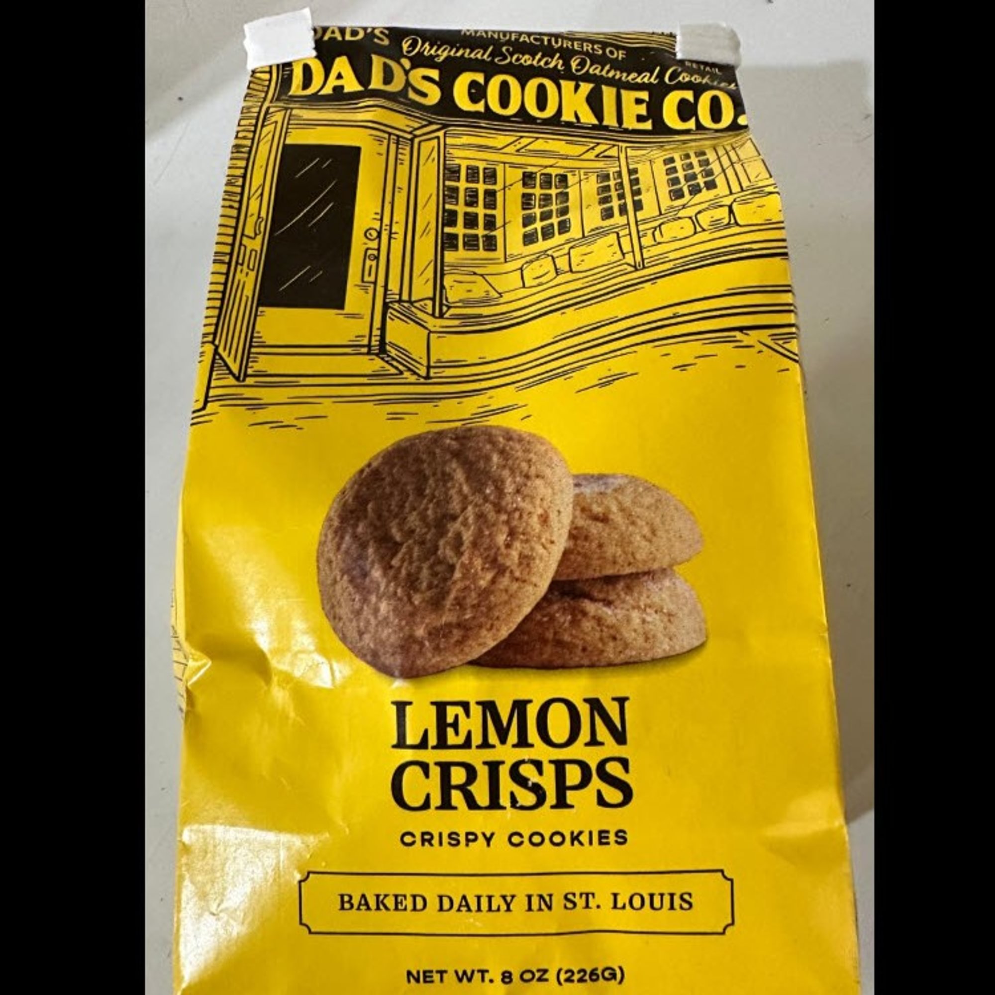 Dad's Lemon Crisp Cookies