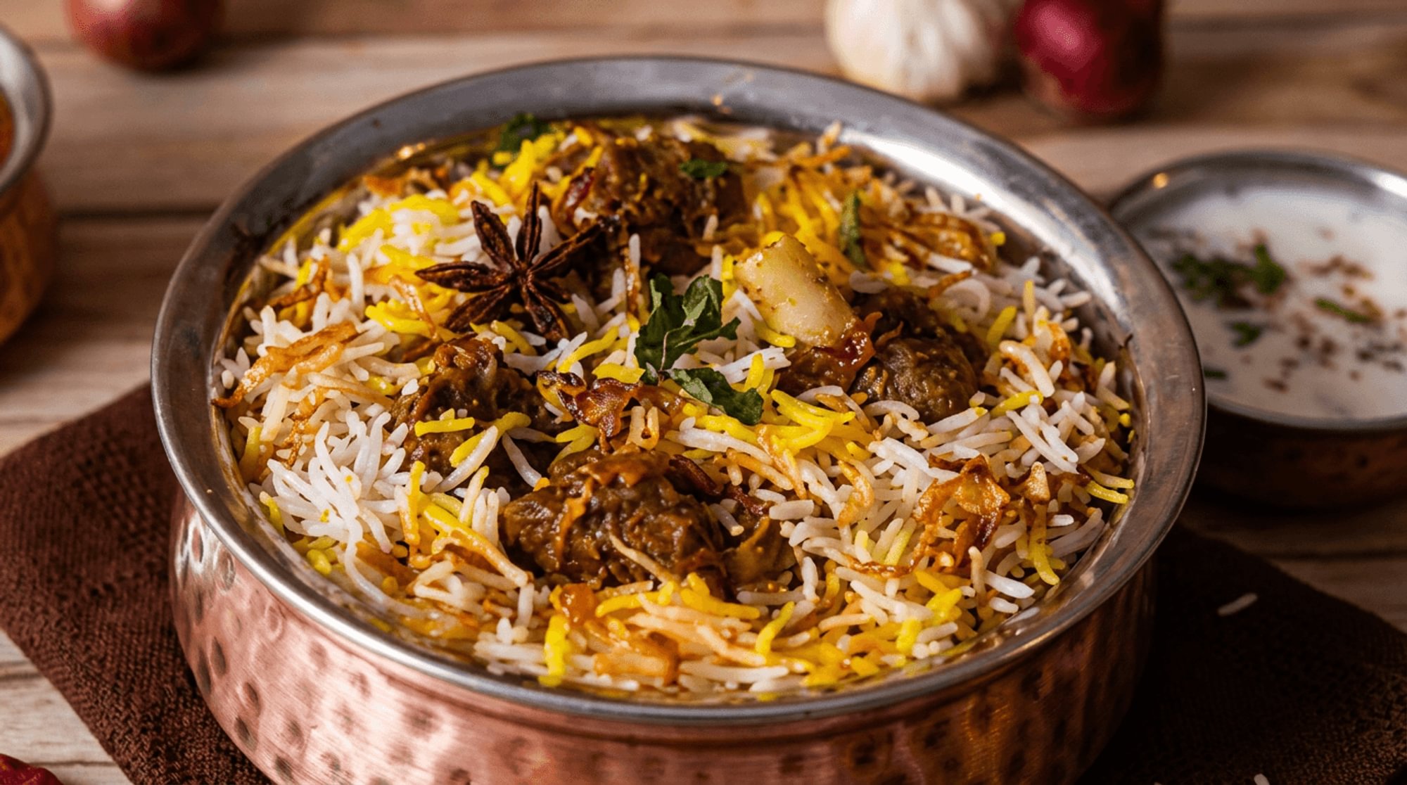 Goat Dum Biryani