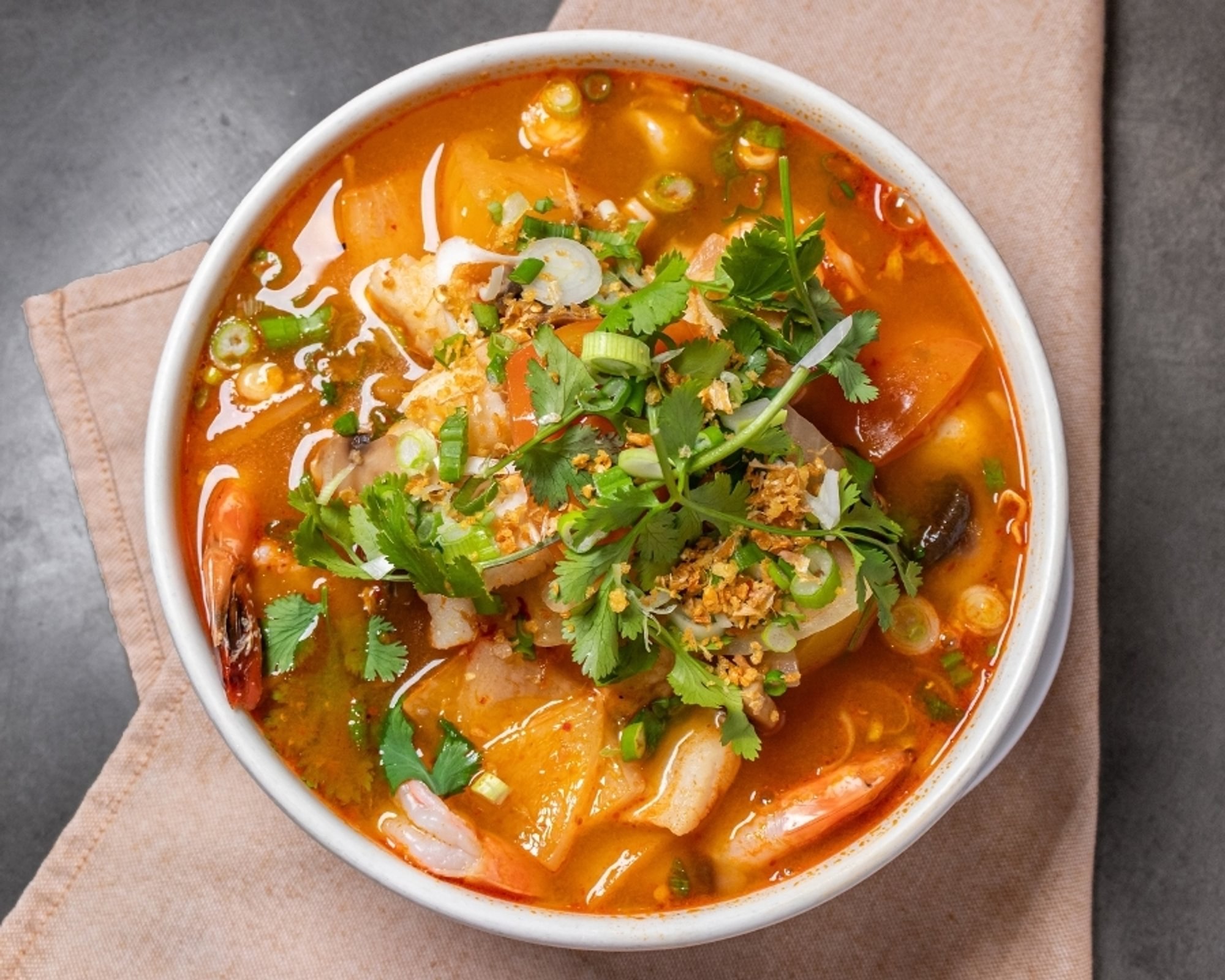 Ocean Blue Seafood Noodle Soup
