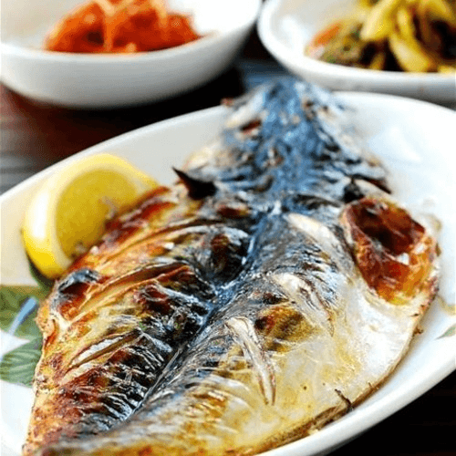 Grilled Mackerel (whole fish)