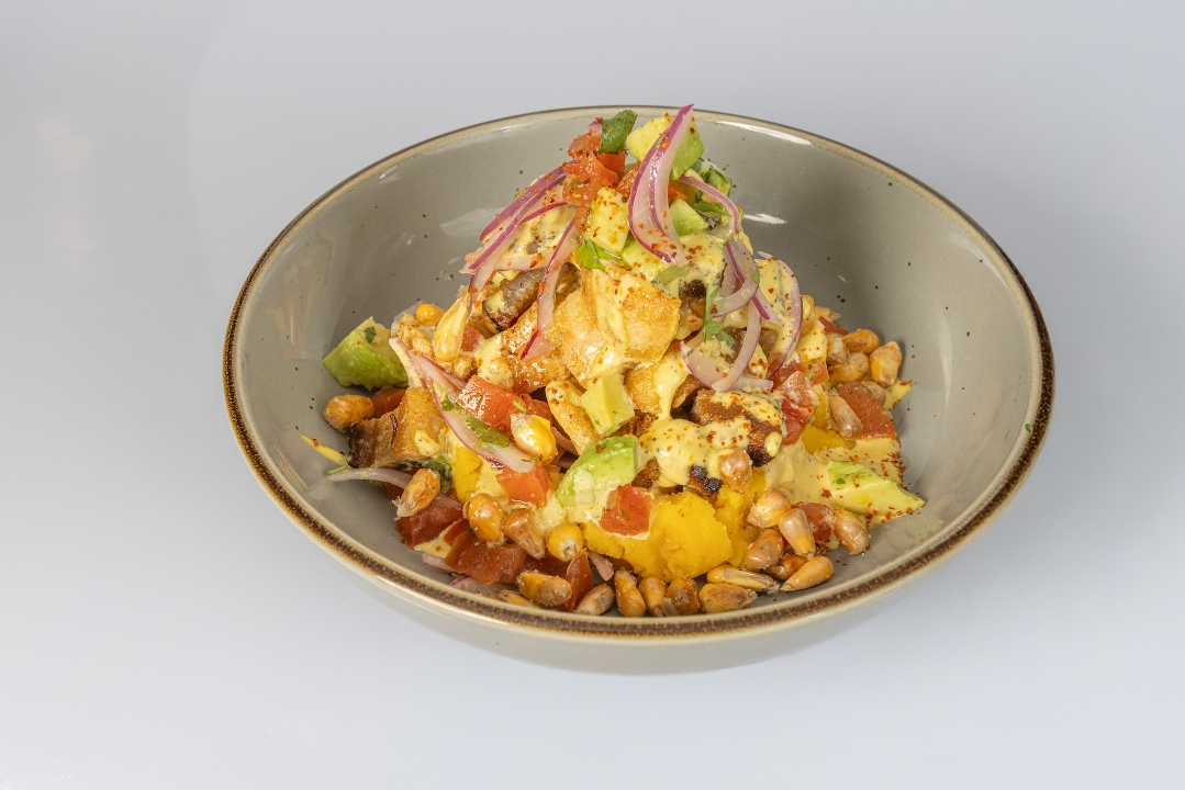 Pork Belly Crunch Causa