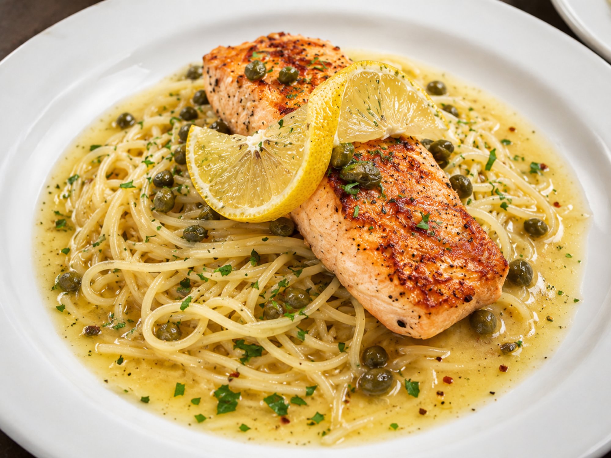 Salmon Piccata