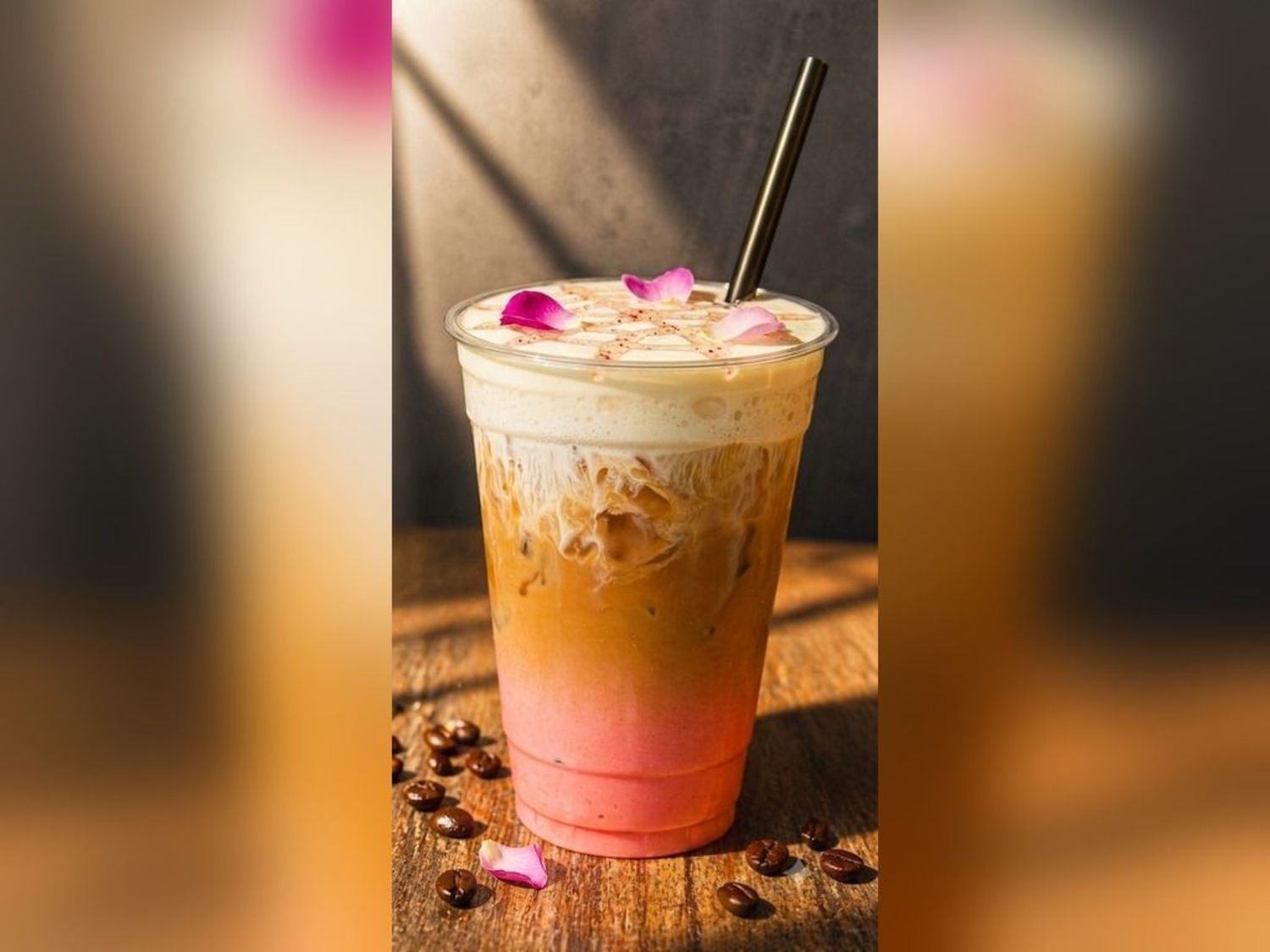 Iced Rose Mufawar Latte