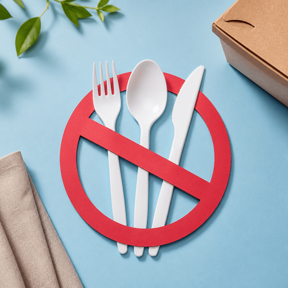 No Plasticware