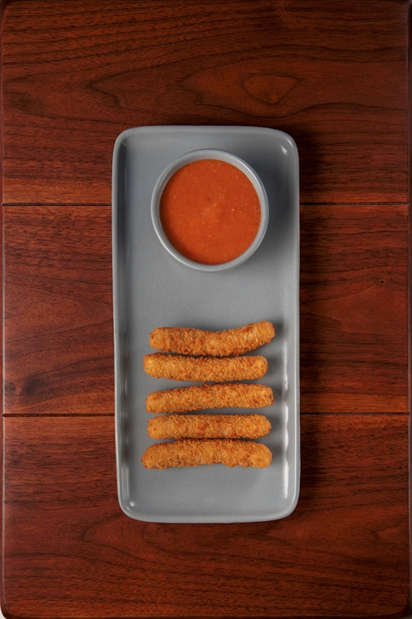 Fried cheese with guava habanero