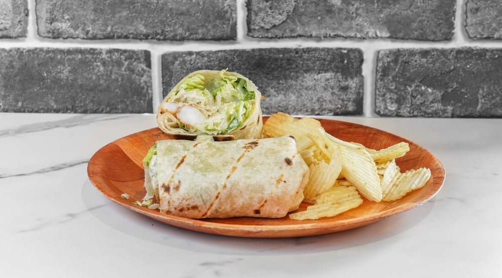Shrimp Caesar Wrap