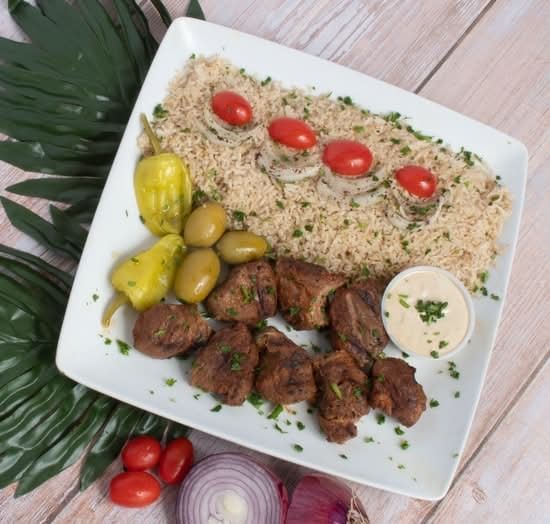 Lamb Kebab Lunch