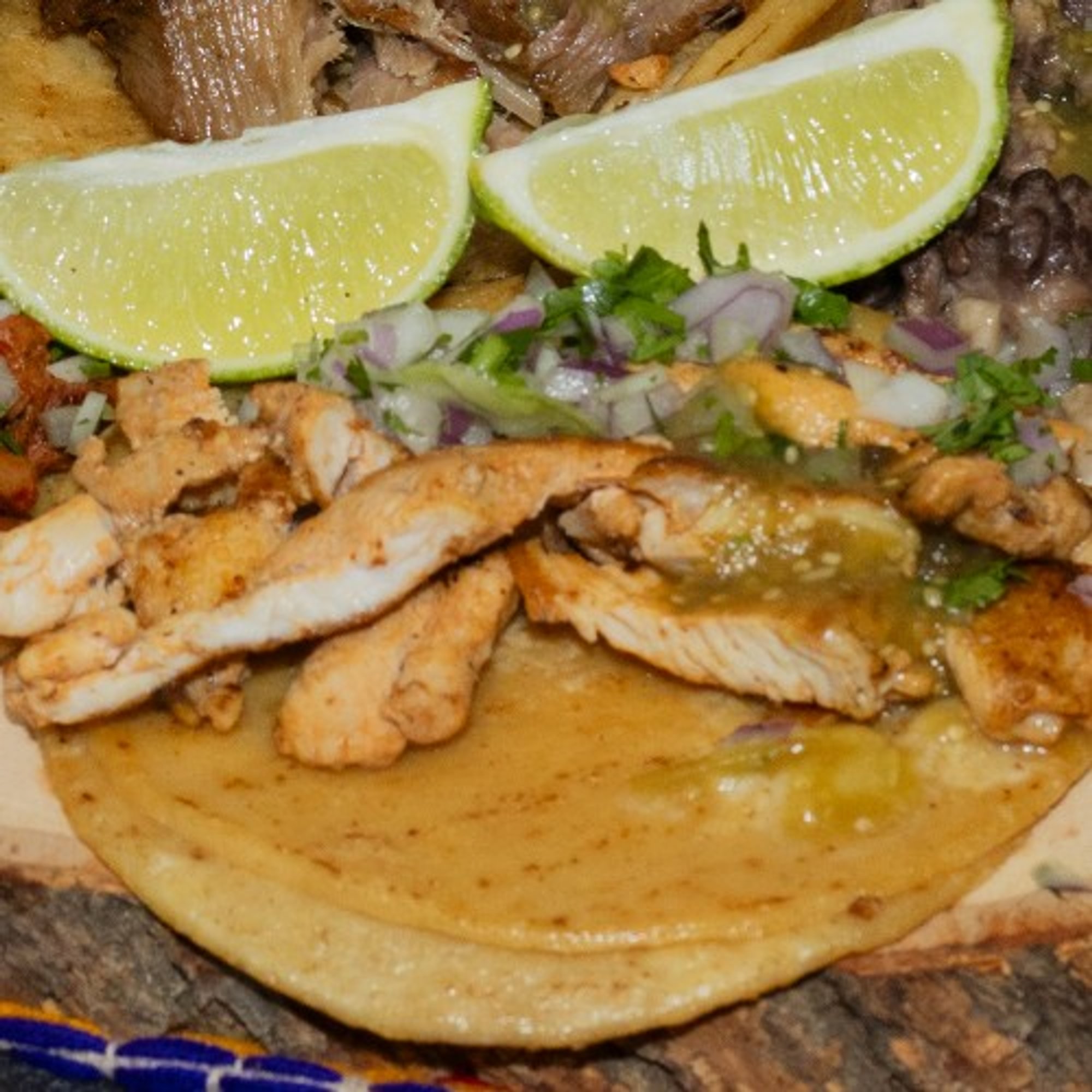 Pollo Asado Soft Taco