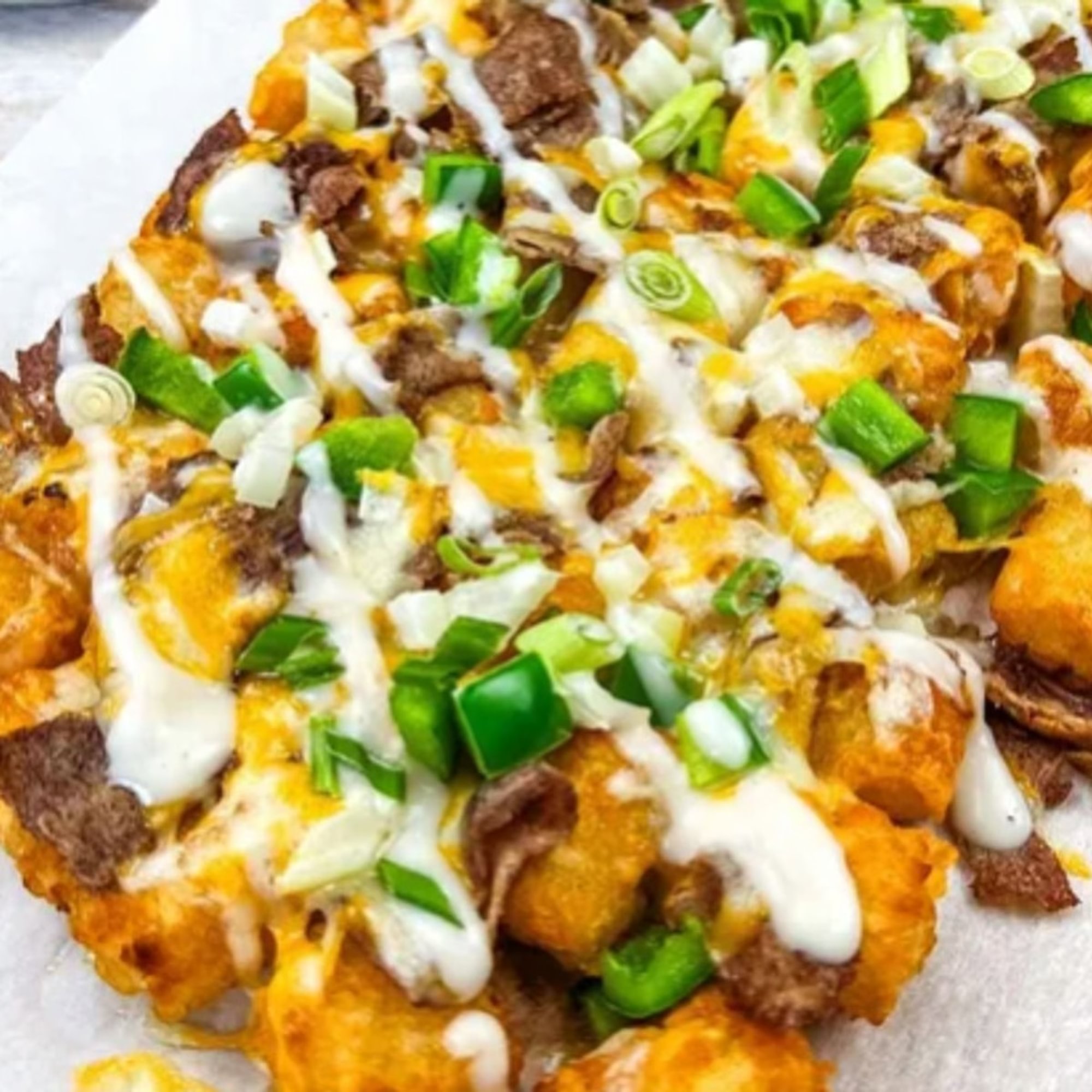 Loaded Philly Tots