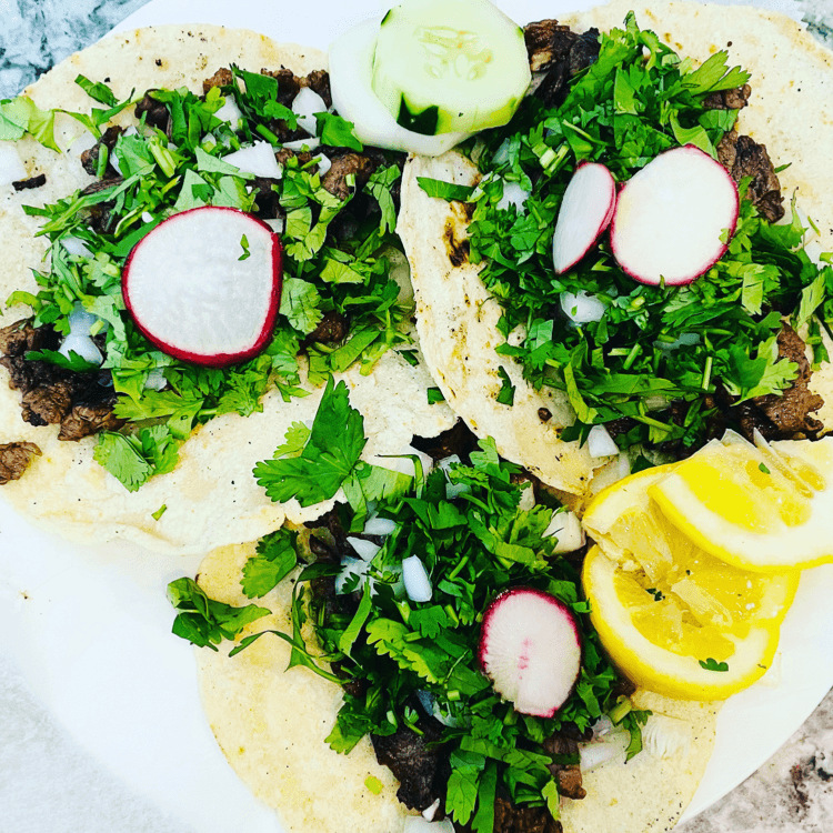 Beef Tonge (Lengua) Tacos