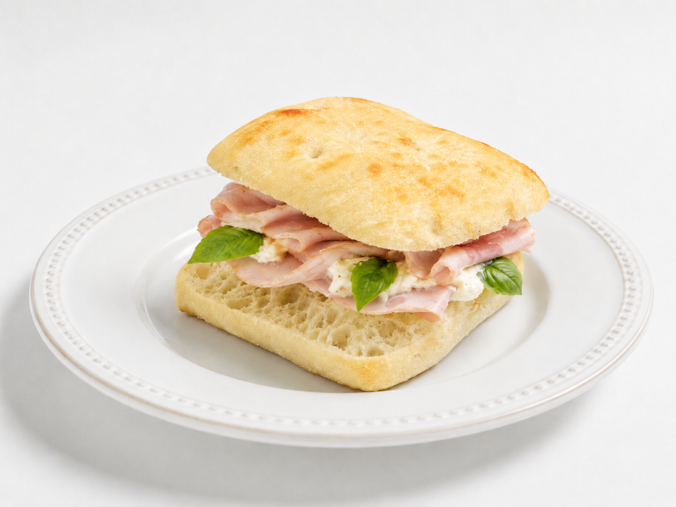 Mortadella Bologna Focaccia