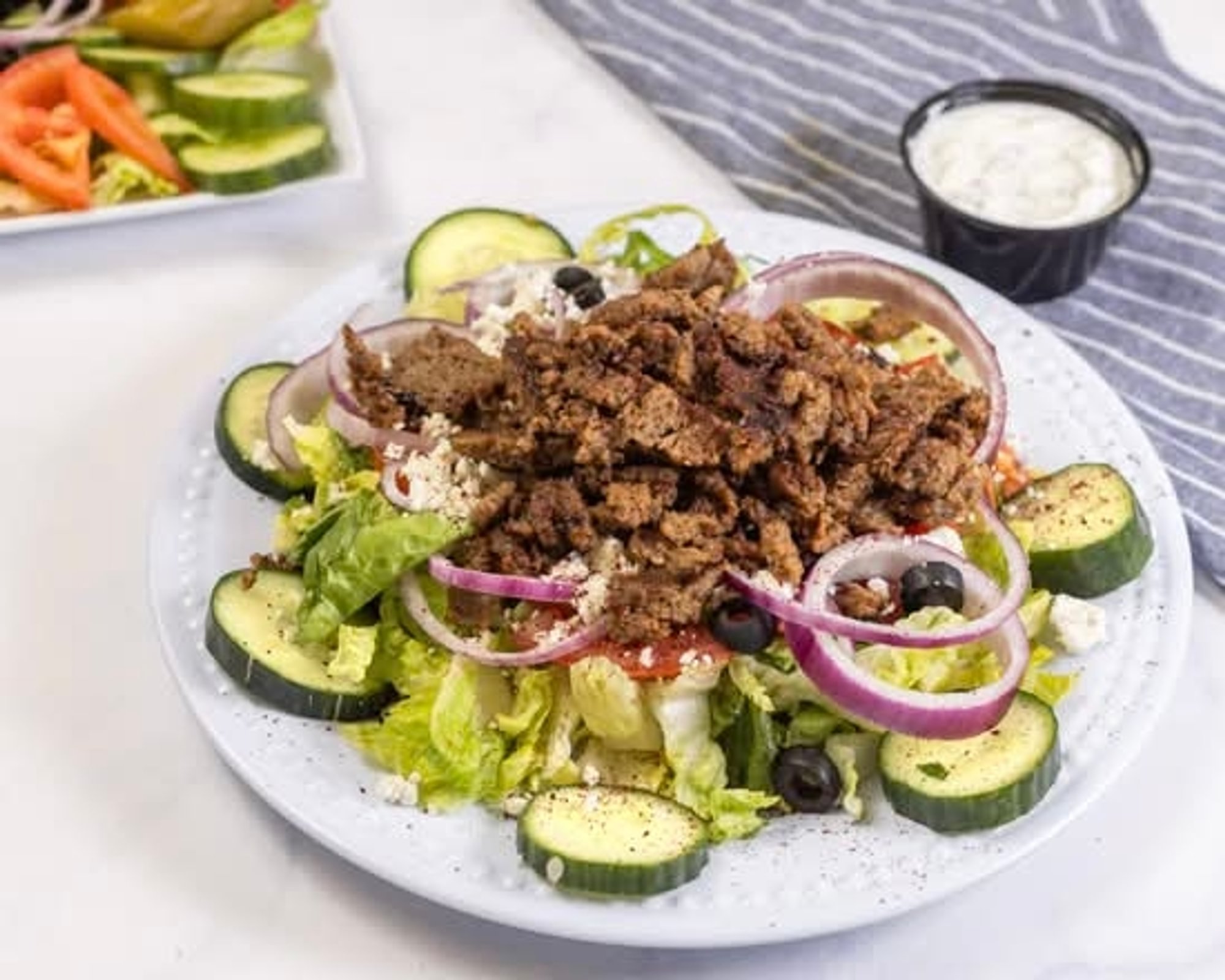 Chicken Gyro Salad