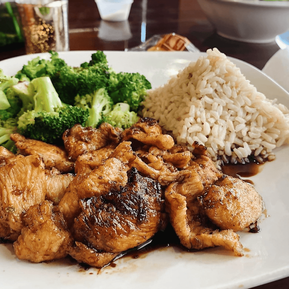 ginger chicken (lunch)