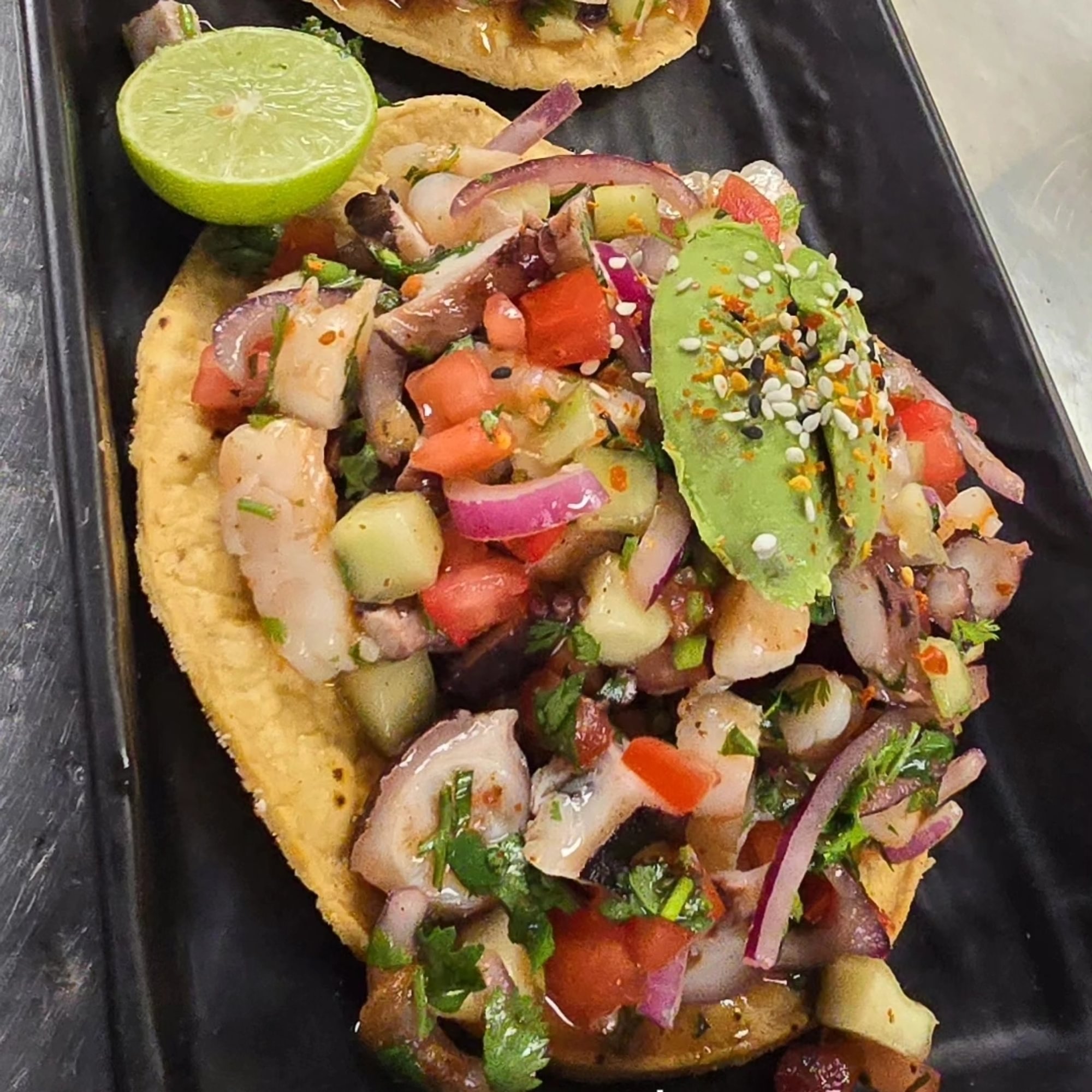 Tostadota De Camaron Y Pulpo