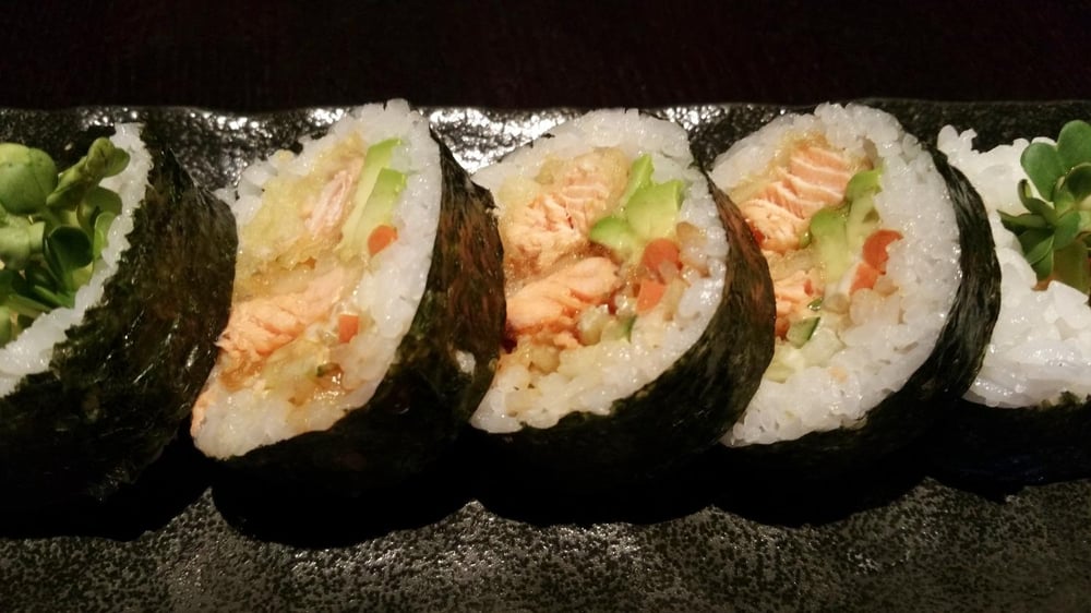 Salmon Tempura Cut Roll
