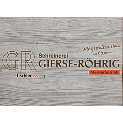 Logo von Gierse Röhrig GmbH Bau- und Möbelschreinerei