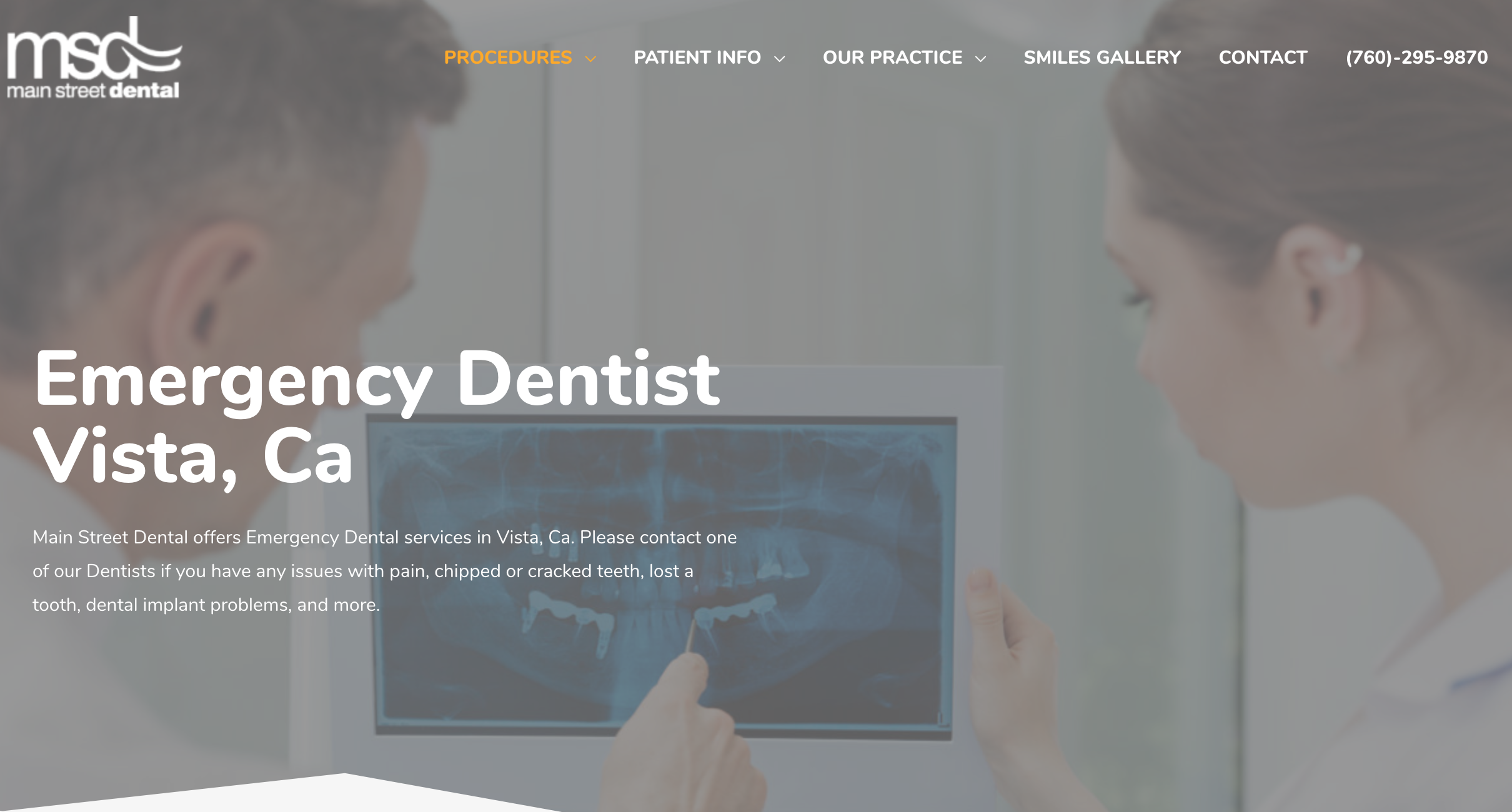 Main Street Dental Vista Ca Image