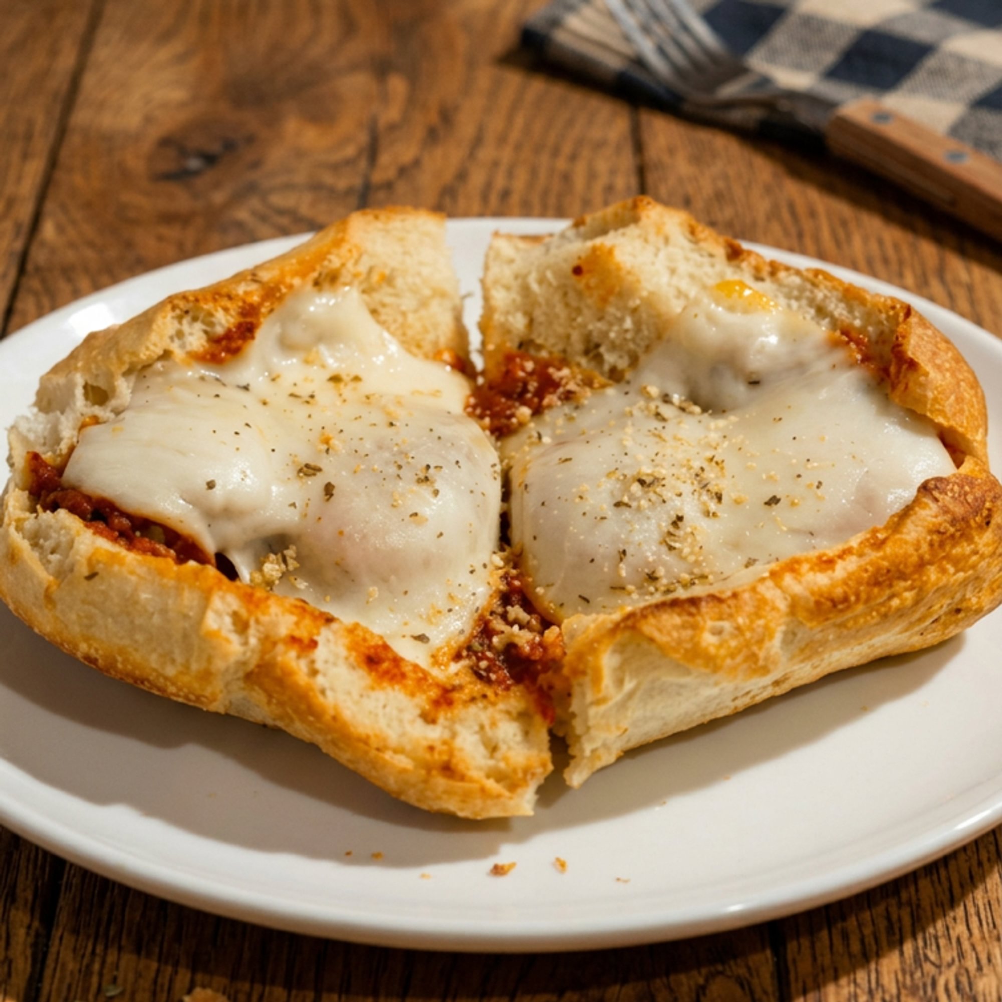 Meatball Parmigiana Sandwich