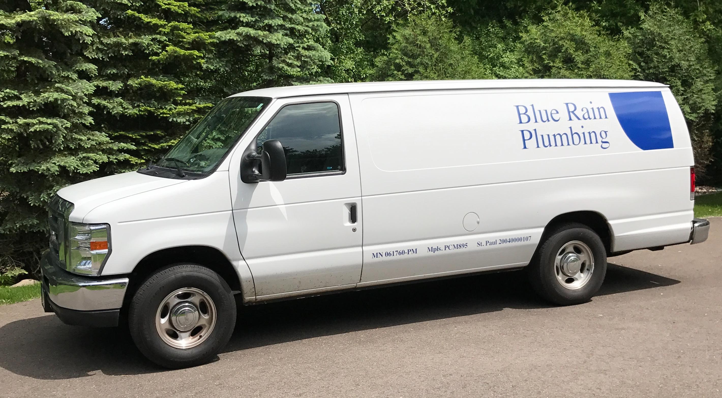 Blue Rain Plumbing Logo