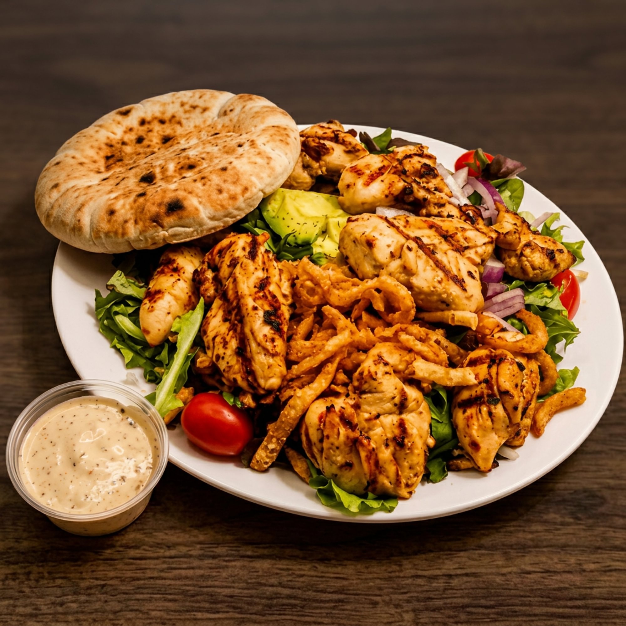 Chicken Guacamole Salad